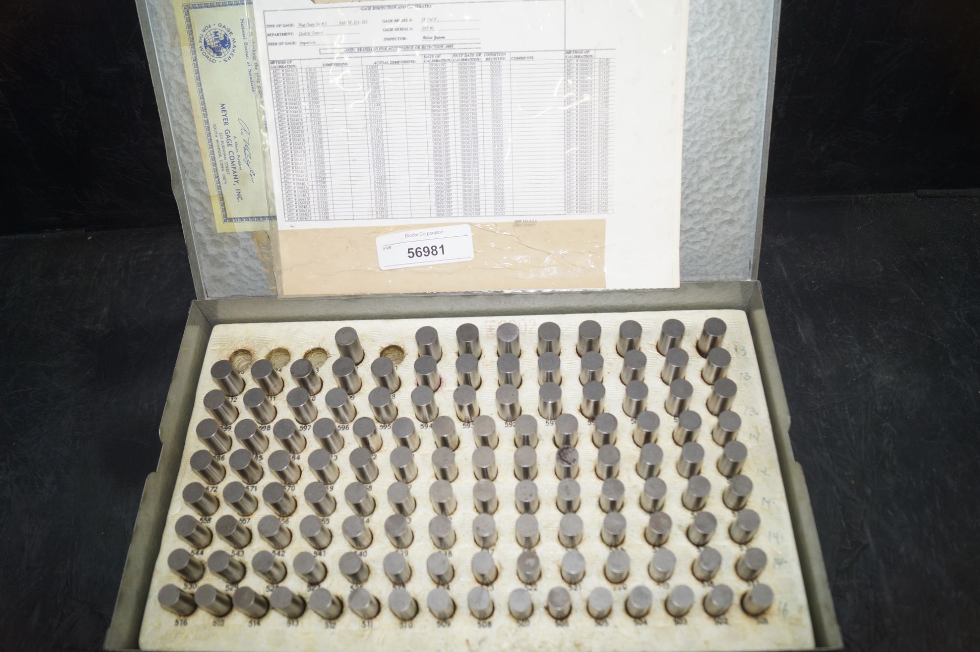 Meyer Pin Gage Set #3