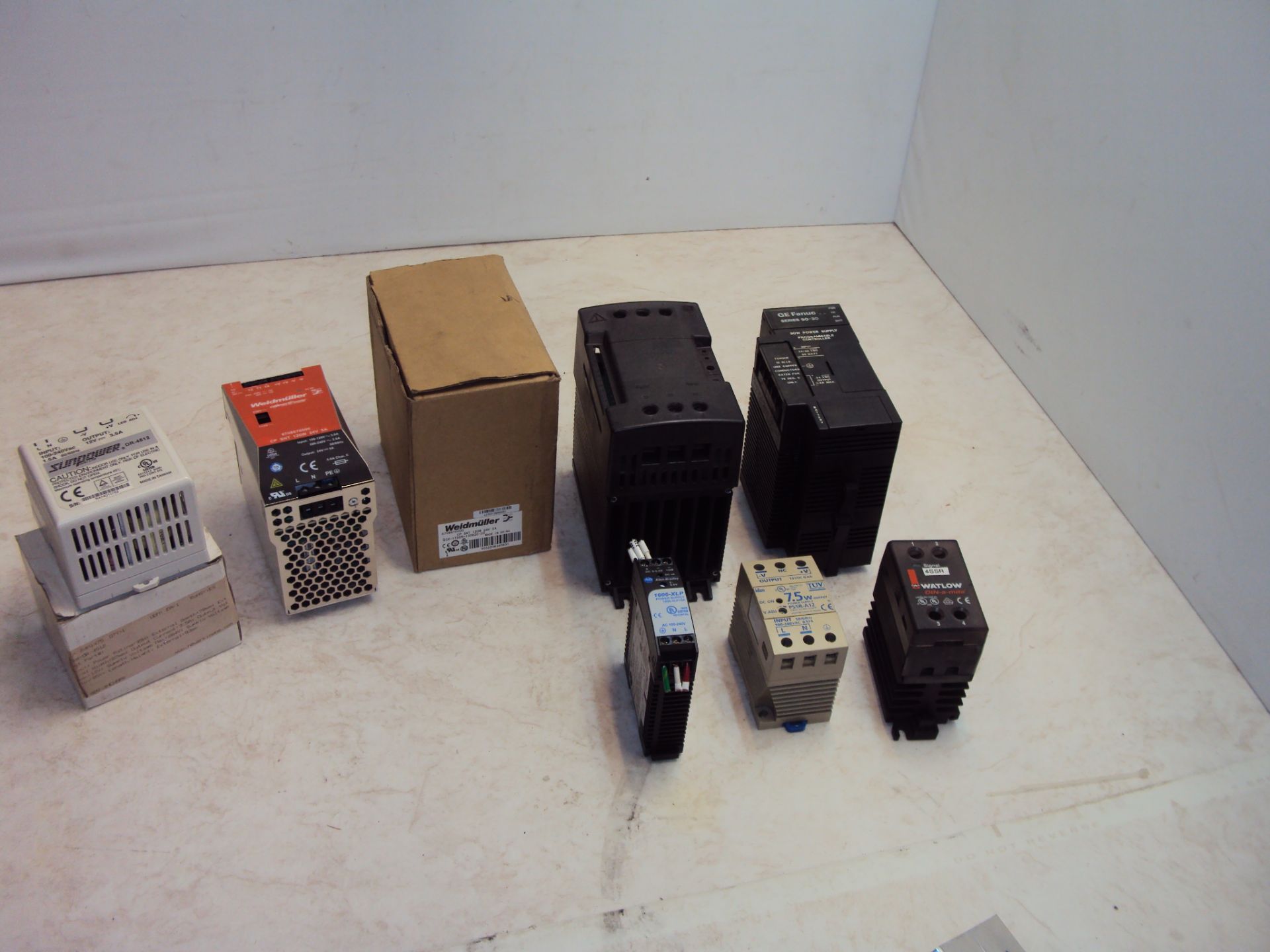 (7) Assorted Power Supplies Allen Bradley, Weidmuller, Fanuc & Watlow