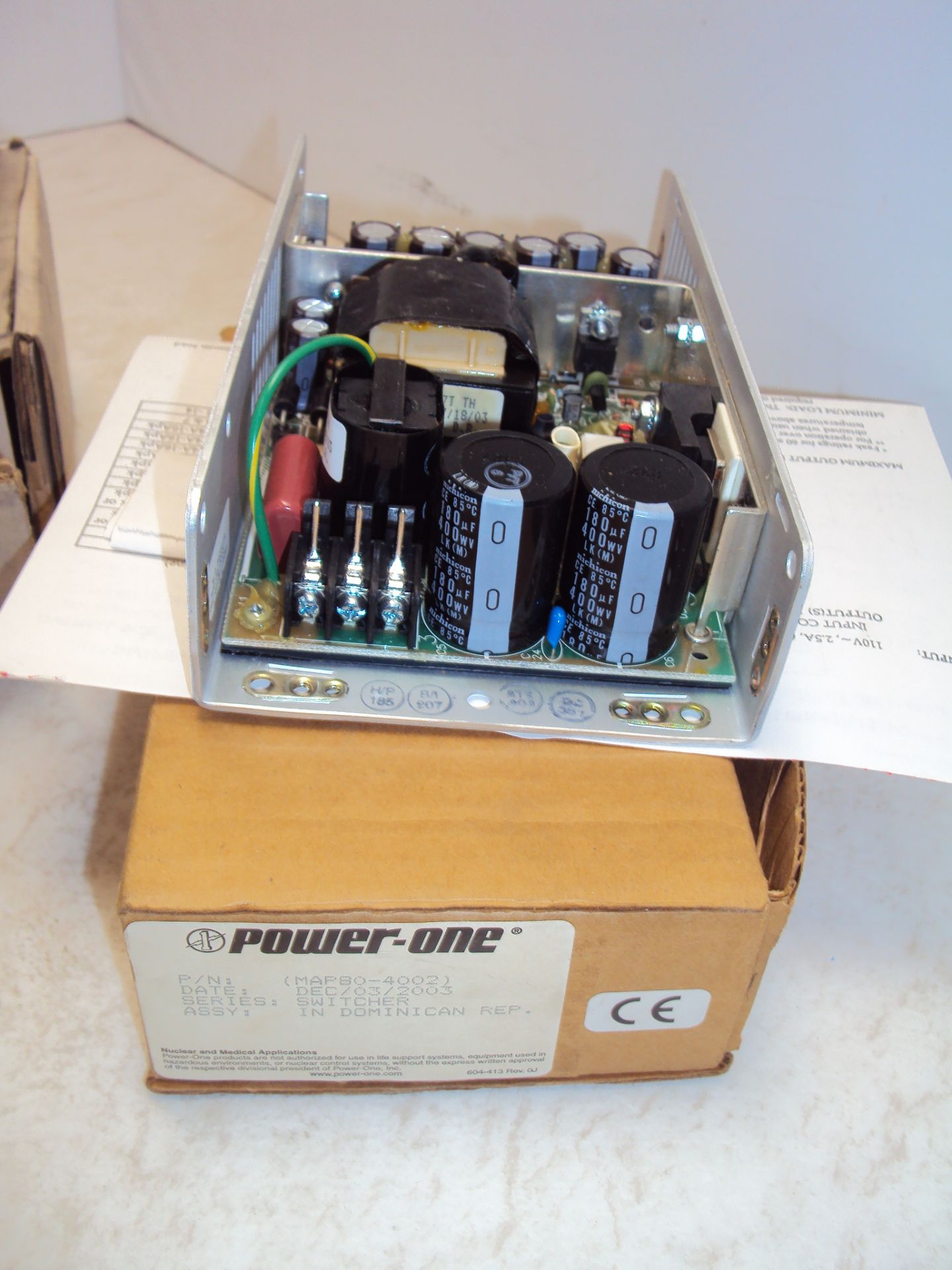 (5) Power Supplies Power One, Sola & Condor - Image 2 of 5
