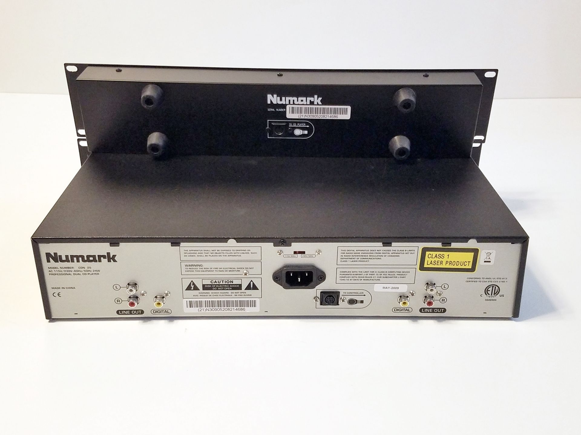 Numark CDN25 Professional Dual CD Player - Bild 3 aus 4