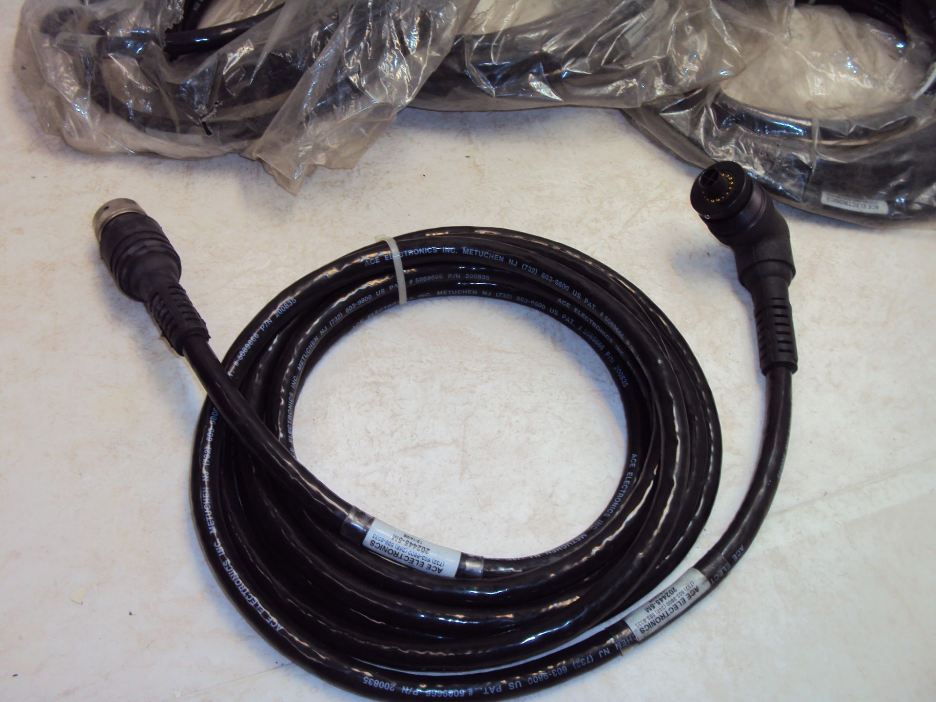 (4) Ace 202445-5M Atlas Copco Nutrunner to Controller Cables - Image 2 of 5