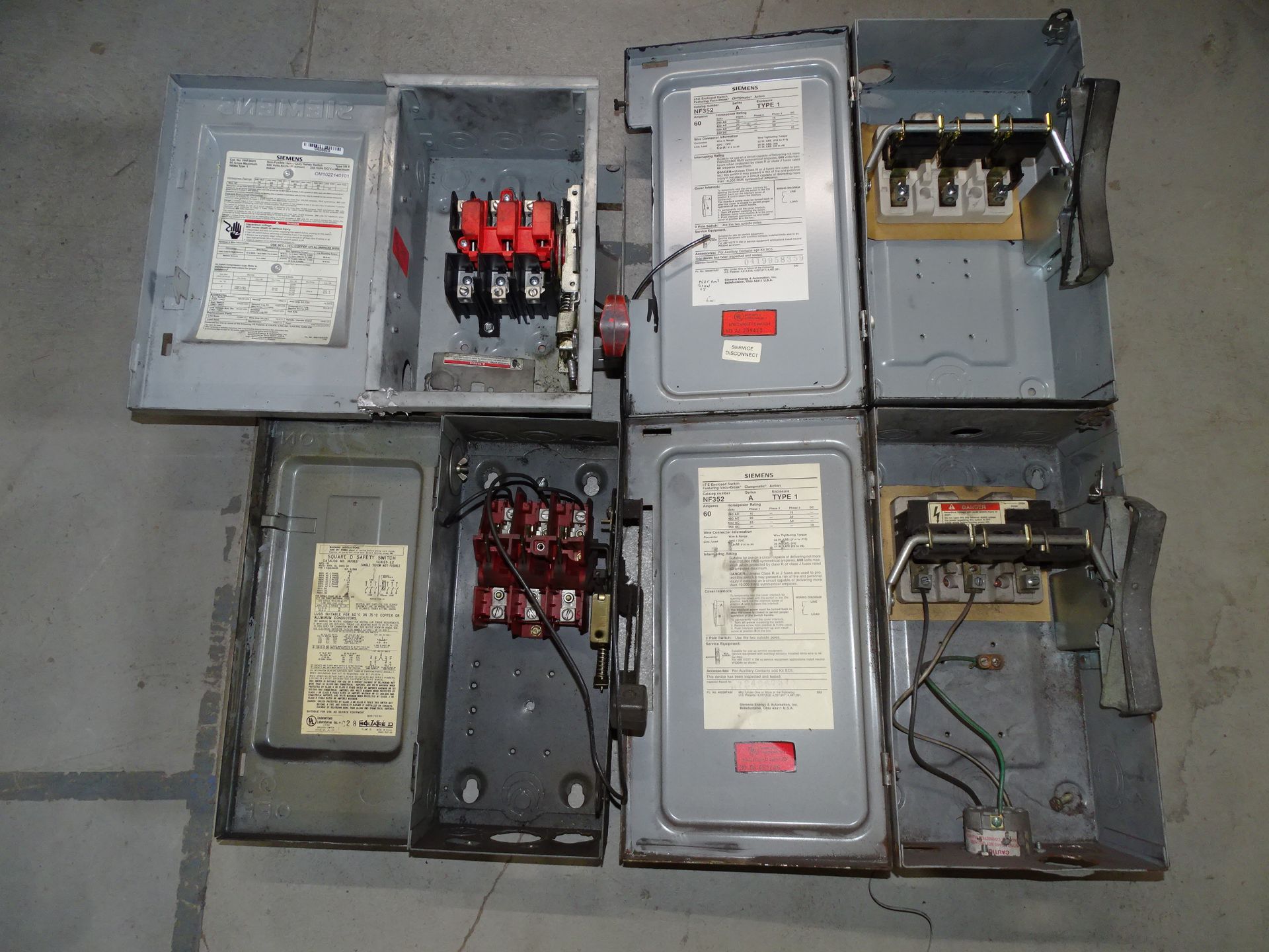Asst'd Siemens & Square D Breaker Switch Boxes - Image 3 of 10