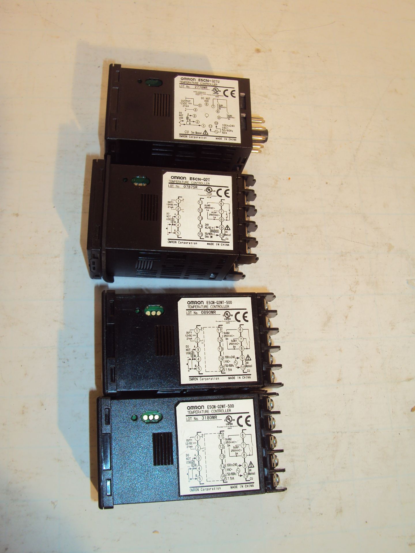 (4) Omron E5CN PID Controllers E5CNQ2MT500 E5CNQ2T - Image 2 of 5