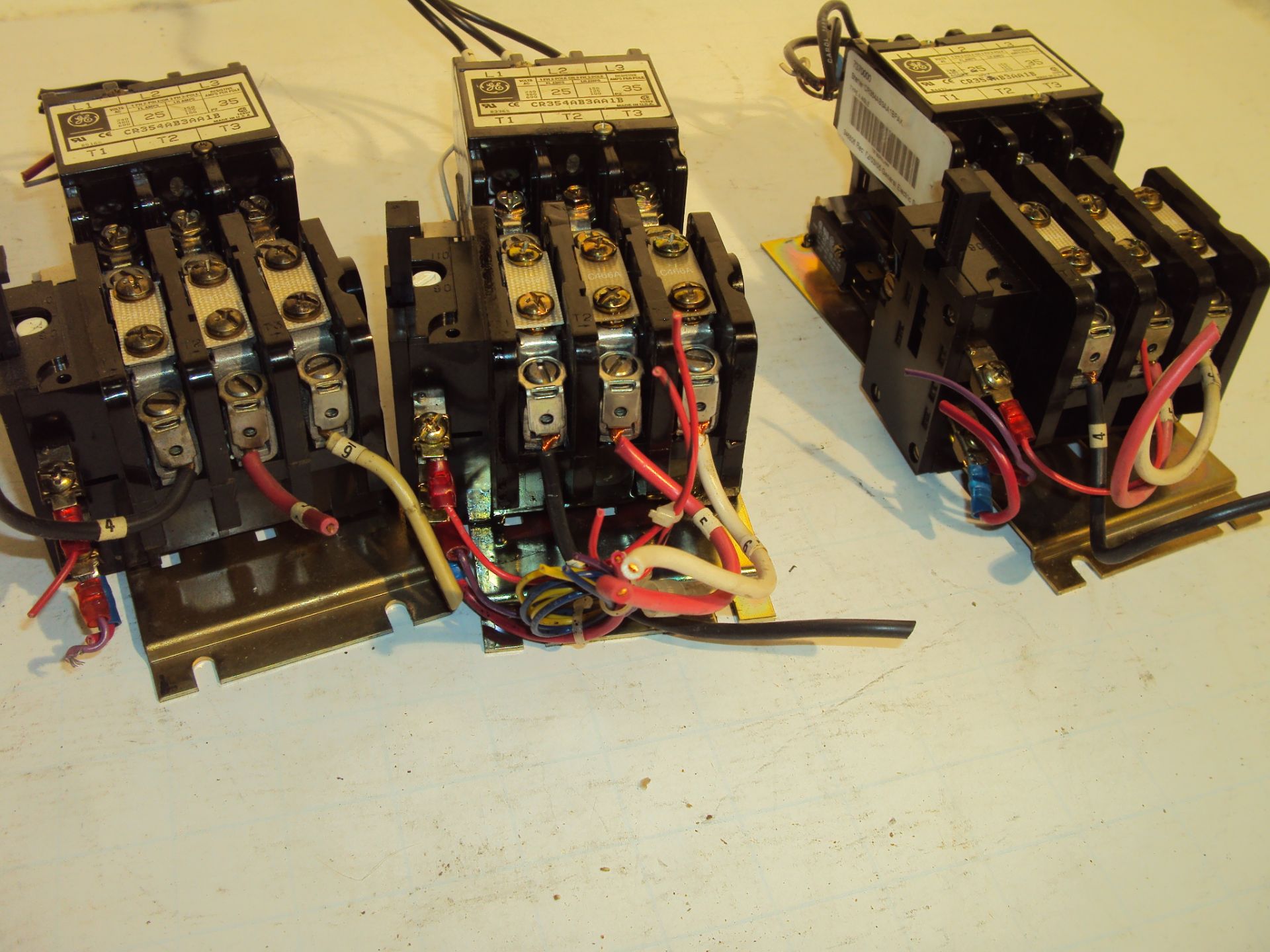 (3) General Electric CR354ABBAA1B Motor Starter Magnetic Contactors - Image 2 of 5