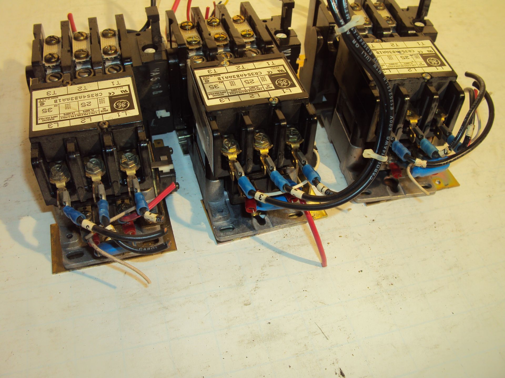 (3) General Electric CR354ABBAA1B Motor Starter Magnetic Contactors - Image 3 of 5