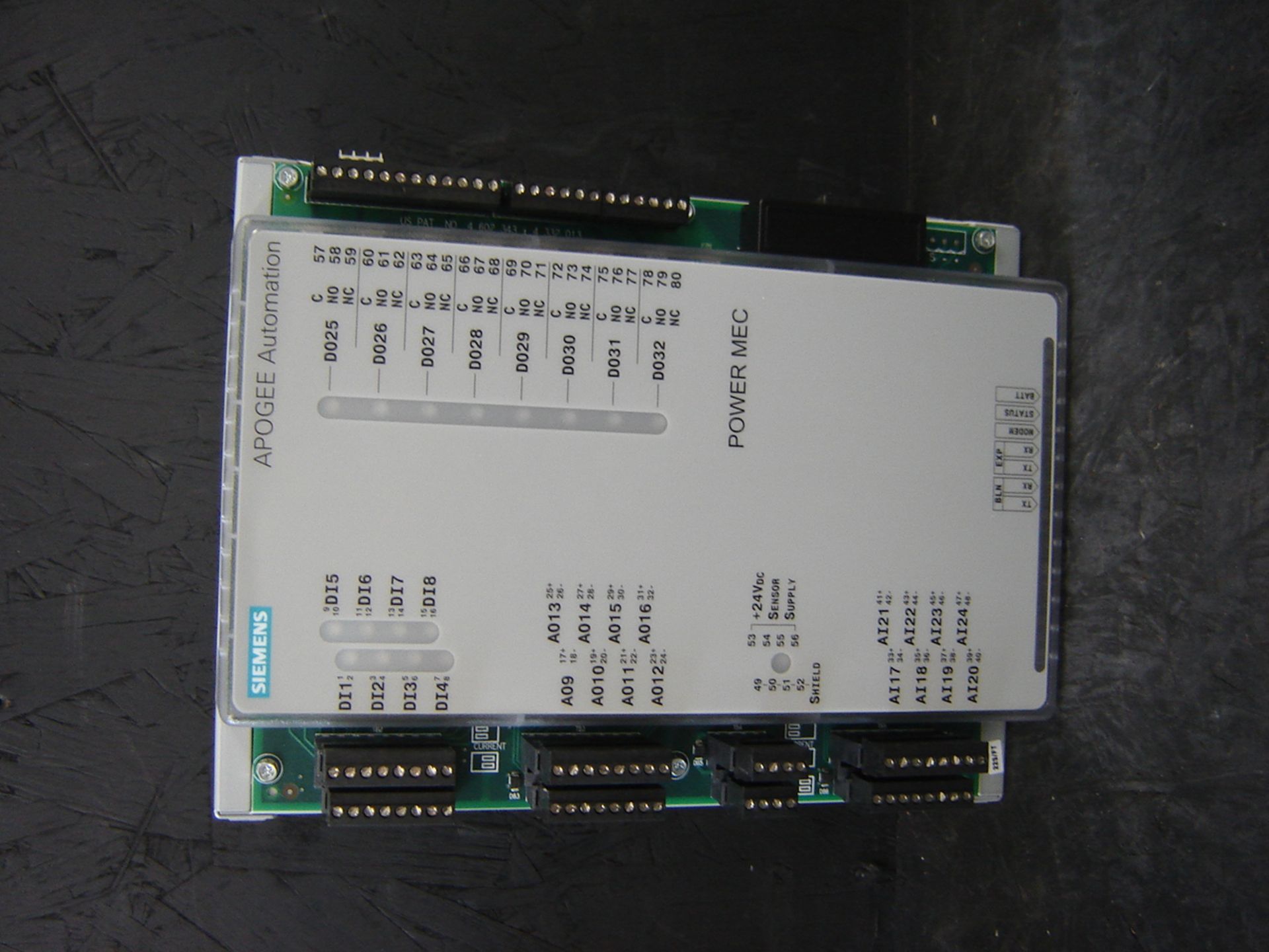 SIEMENS APOGEE AUTOMATION MODEL 1100, POWER MEC