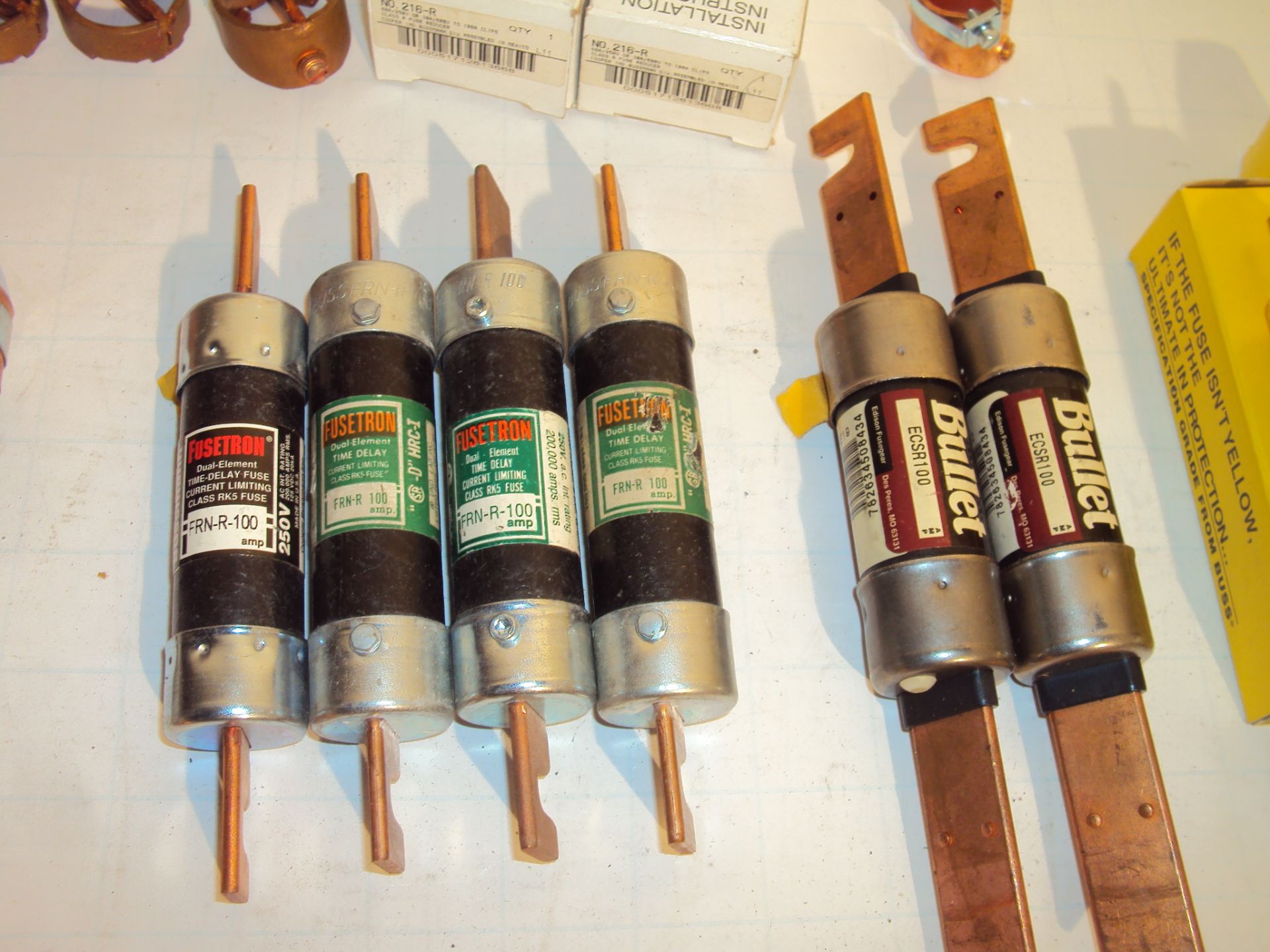Assorted Trionic, Fusetron, Bullet, Buss Low Peak & Amp-Trap Fuses - Image 3 of 8