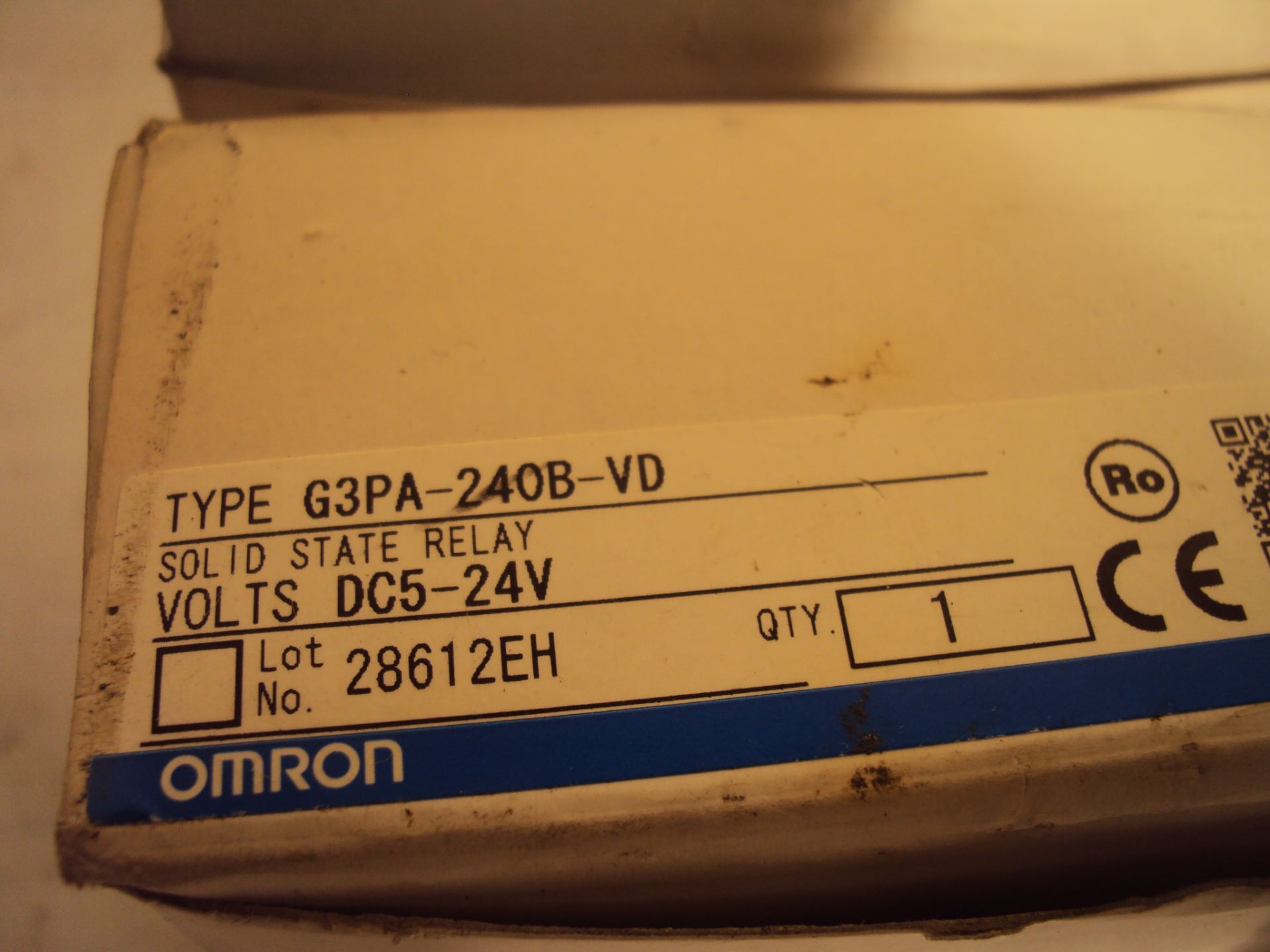 (4) Omron G3PA-240B-VD Solid State Relays - Image 3 of 4