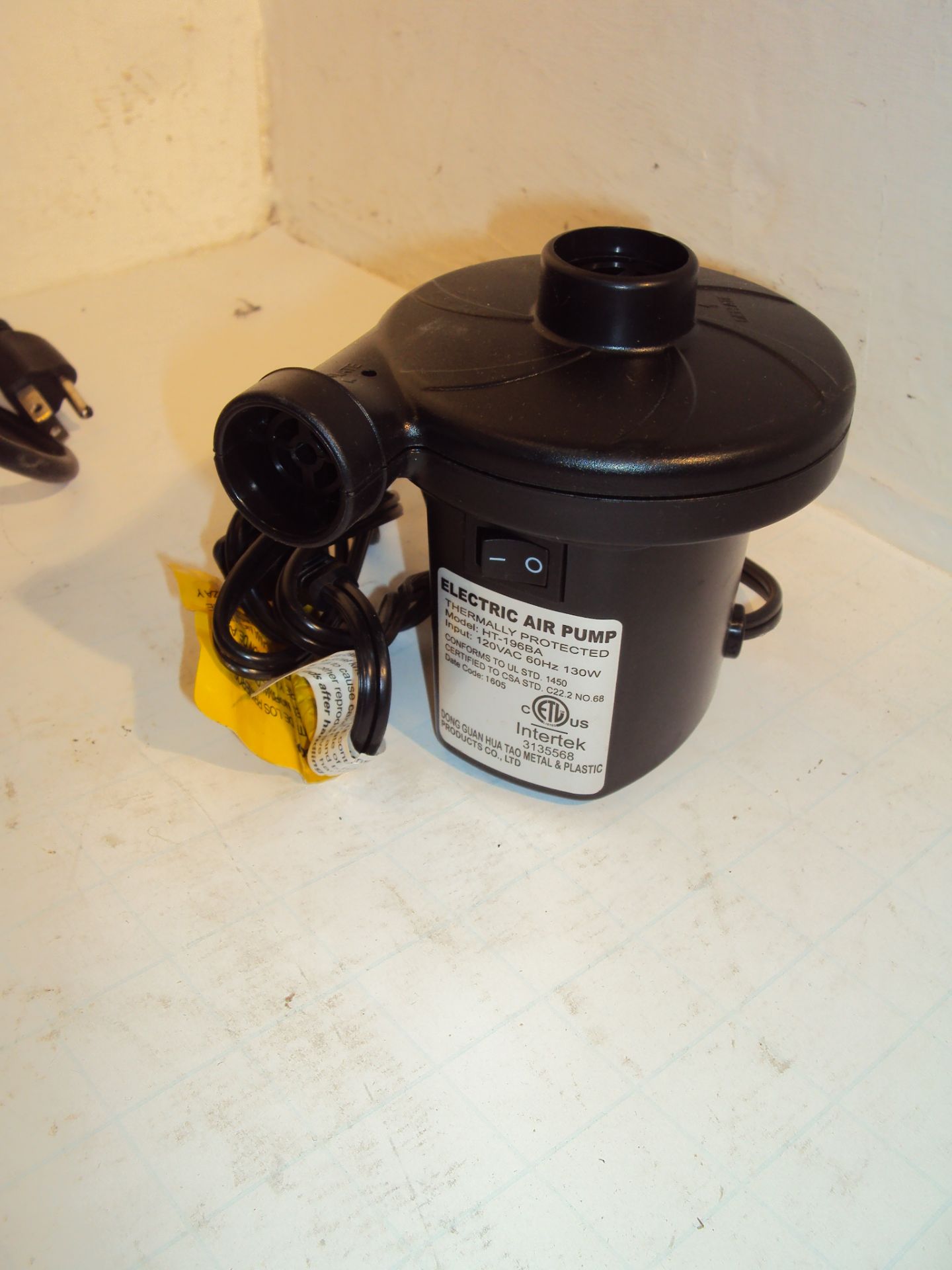 Flotec FP0S1300X-08 Sump Pump & Intertek HT196BA Air Pump - Image 4 of 6