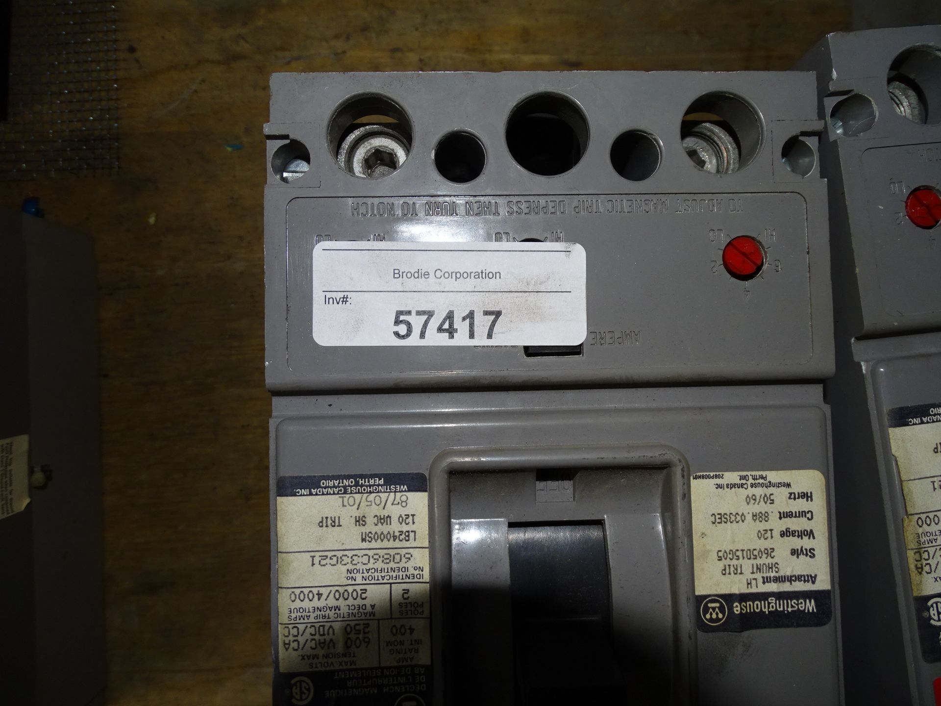 400amp Breaker Switches 600V Max Westinghouse - Image 3 of 3