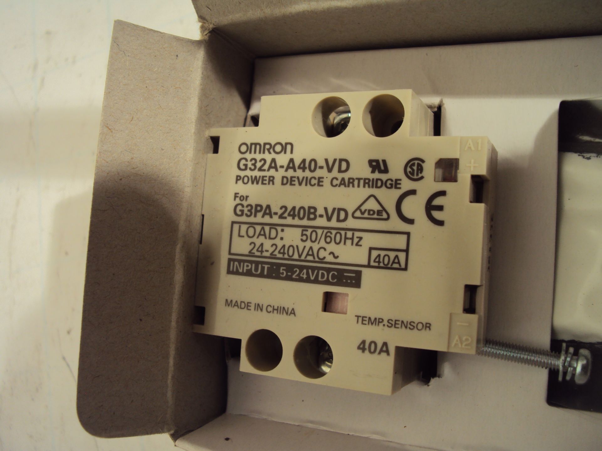 (6) Omron Solid State Relays and Power Supplies G32A-A10-VD G32A-A420-VD-2 - Image 5 of 5