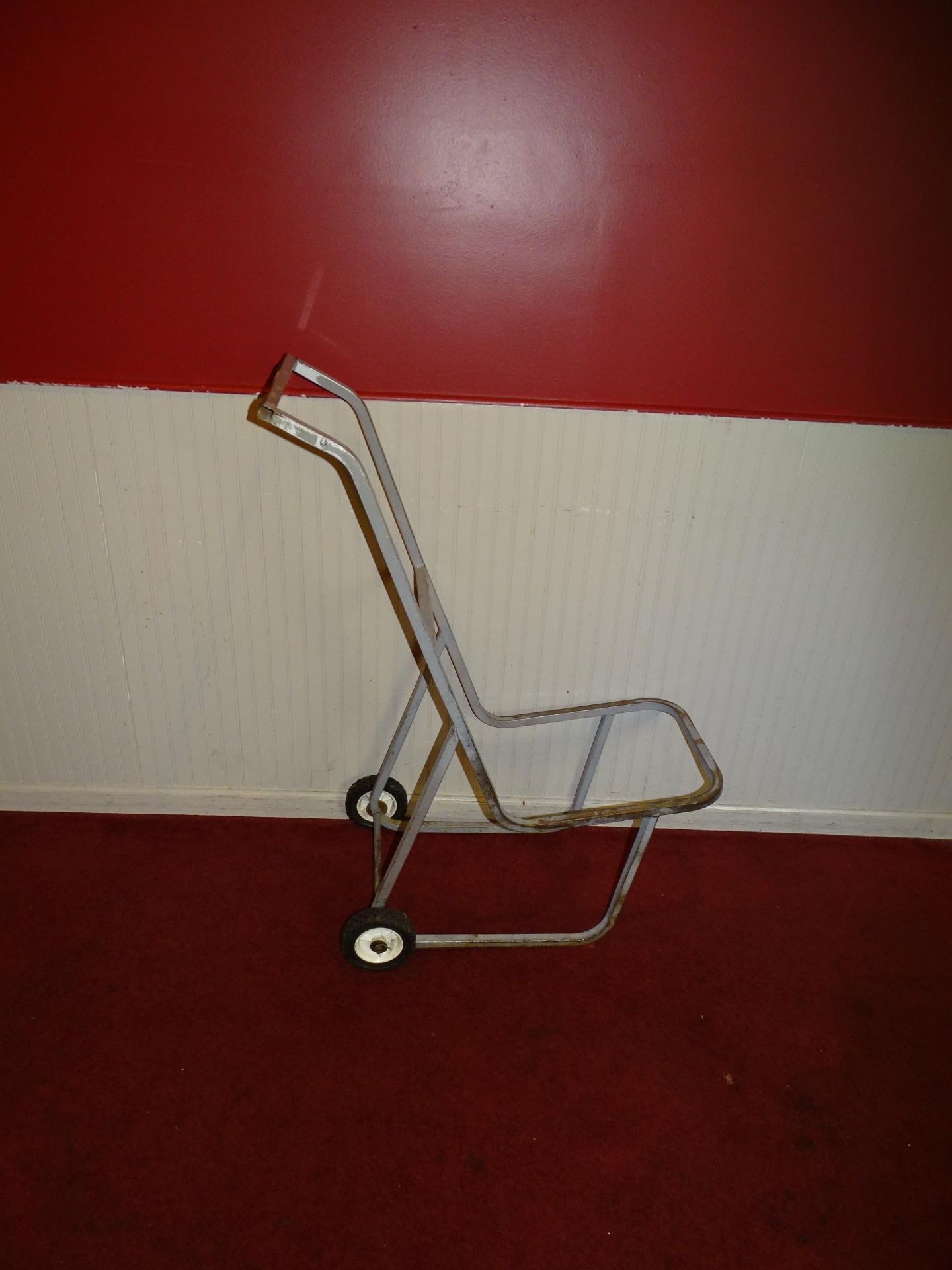 Metal Frame Stackable Chair Transfer Cart