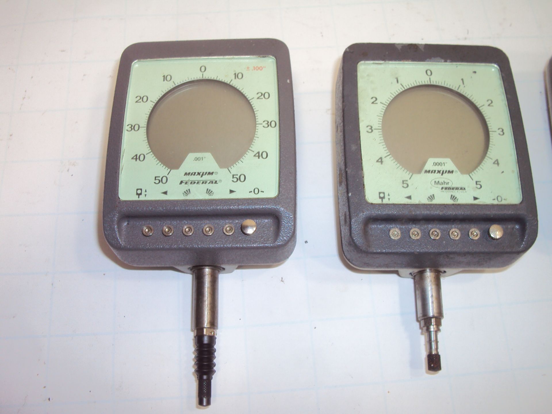 (5) Mahr Federal Maxum Electronic Indicators - Parts or Repair - Image 2 of 5