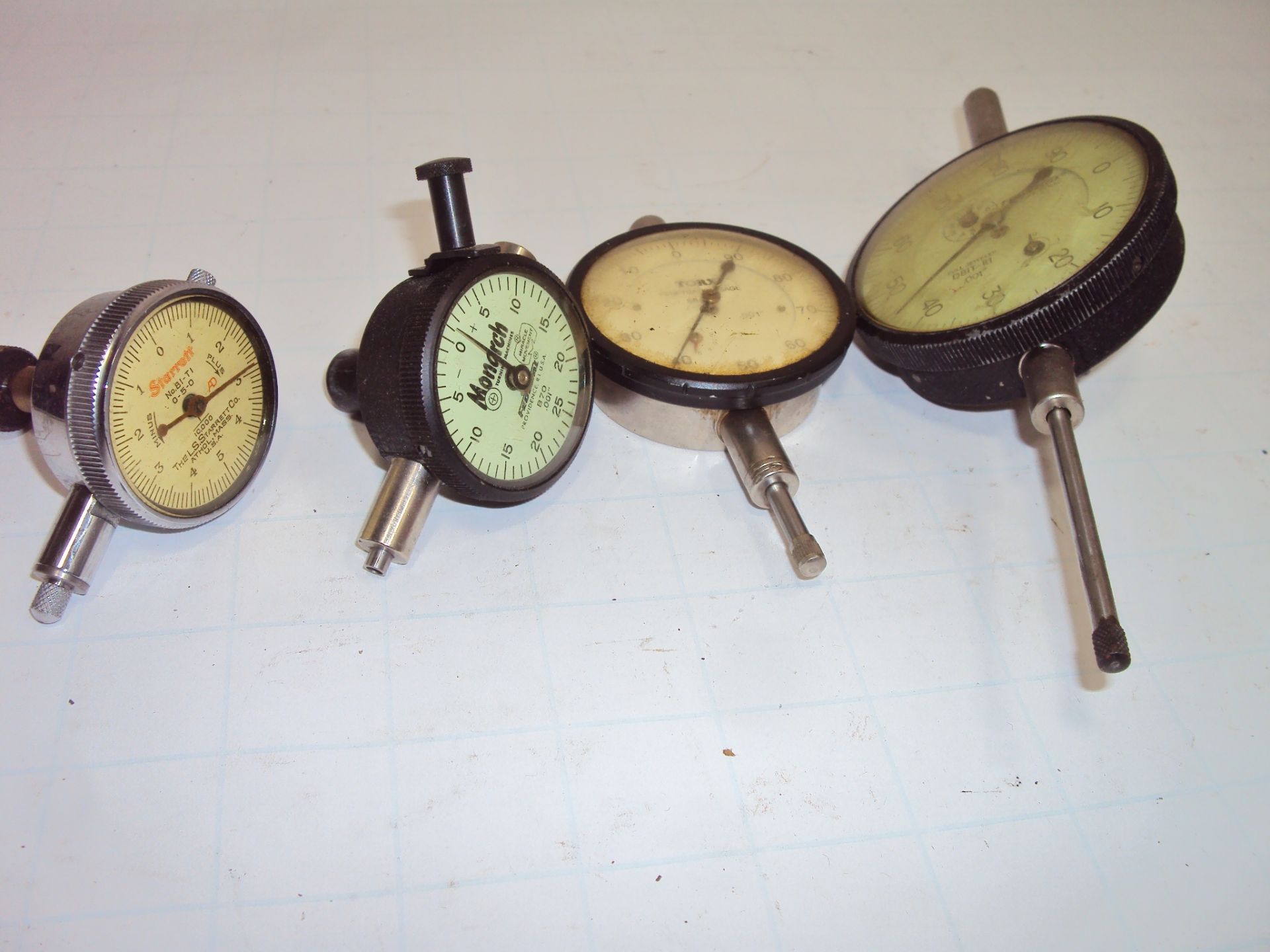 (4) Assorted Dial Indicators - Starrett, Federal, Torx - Image 4 of 4