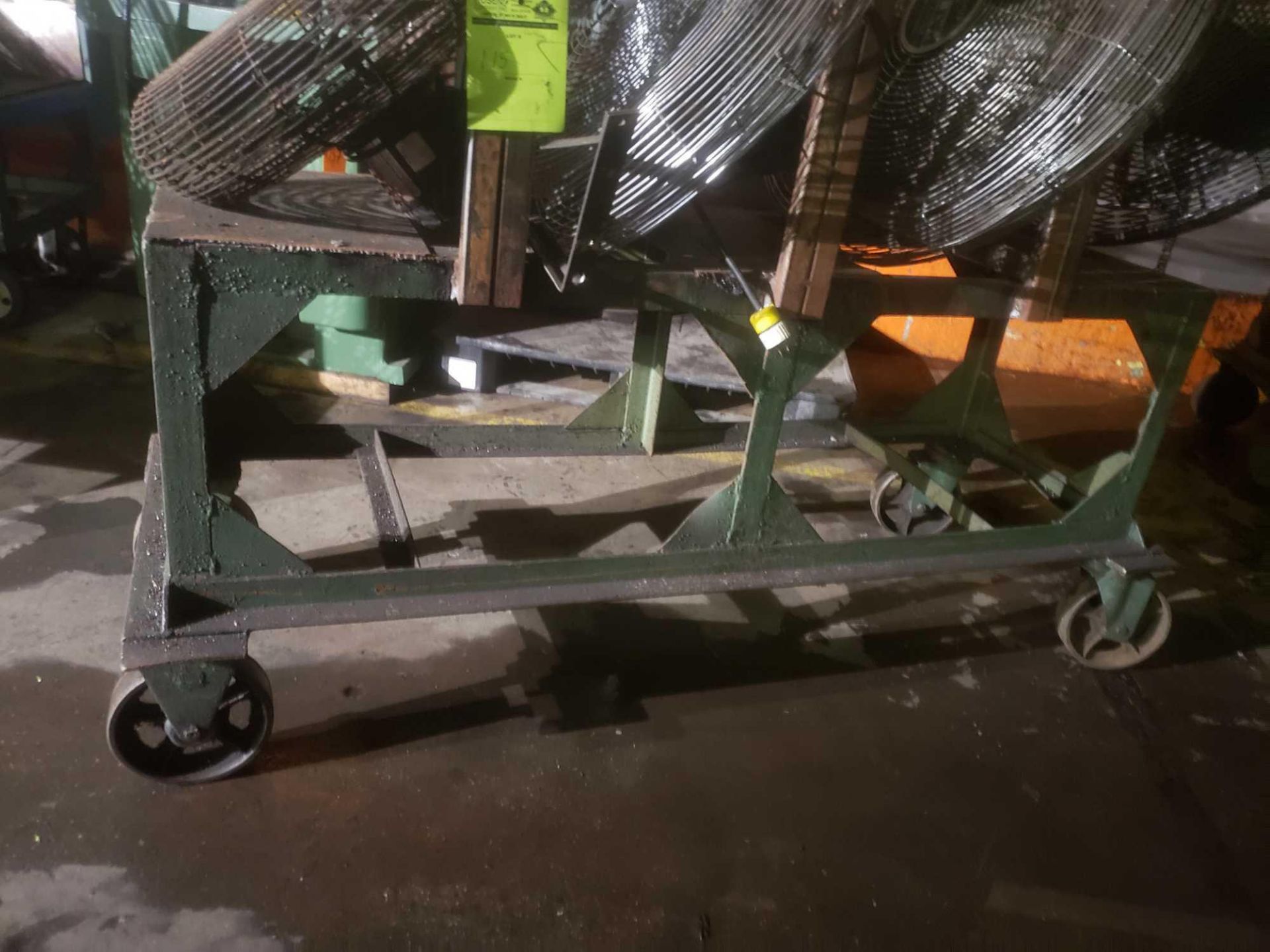 Steel Shop cart on casters