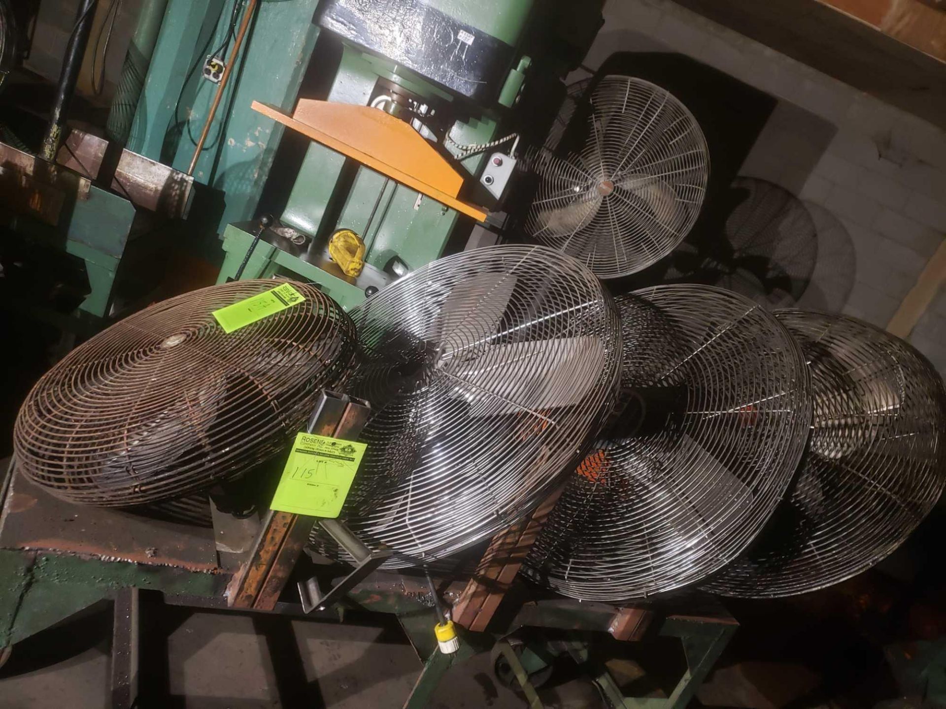 Various Lot of Nice Wall mounted shop fans