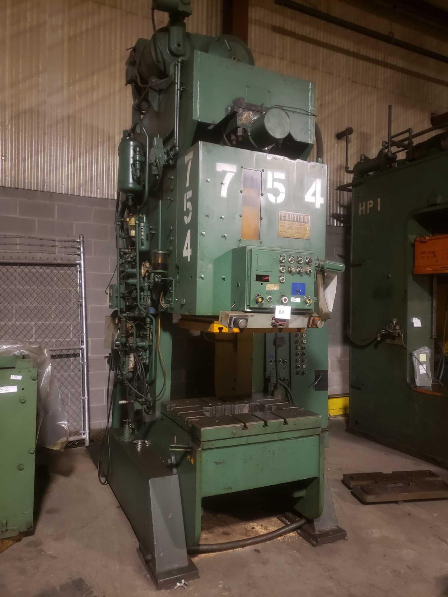 Wean United 75 ton industrial press - Image 2 of 3