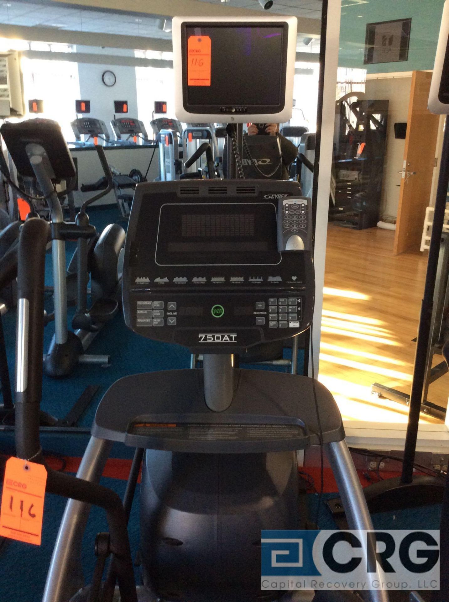 Cybex 750 AT Arc Trainer Machine with Cardio Theater monitor - Image 3 of 3