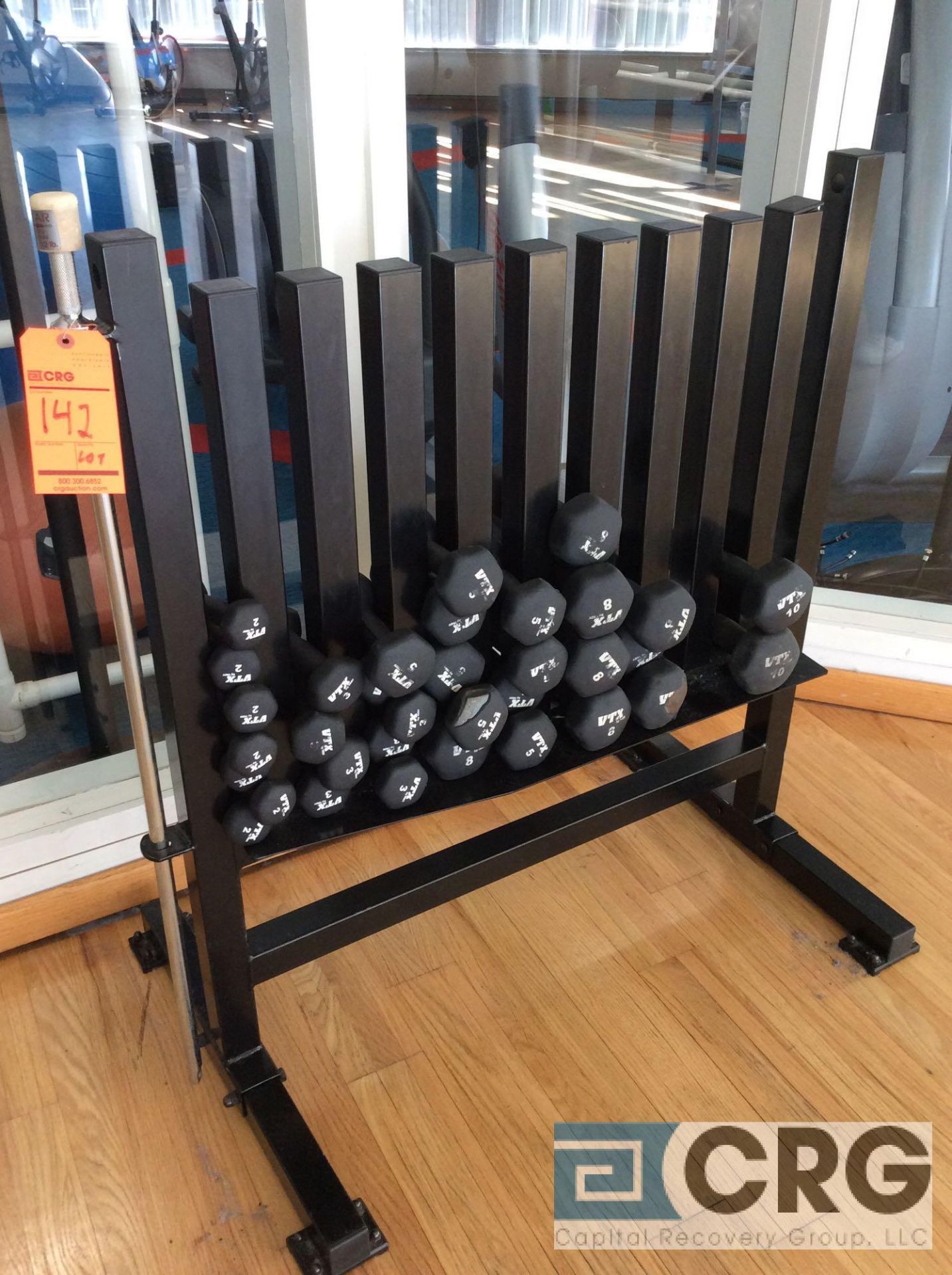 Lot of Assorted Exercise Equipment Including: Mats, Step Platforms, Dumbbells, Medicine Balls, Rope,