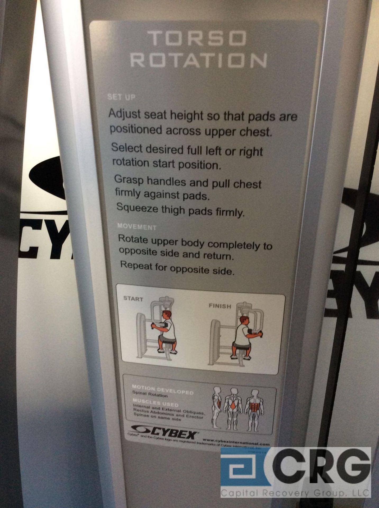 Cybex Eagle Torso Rotation Machine - Image 2 of 3