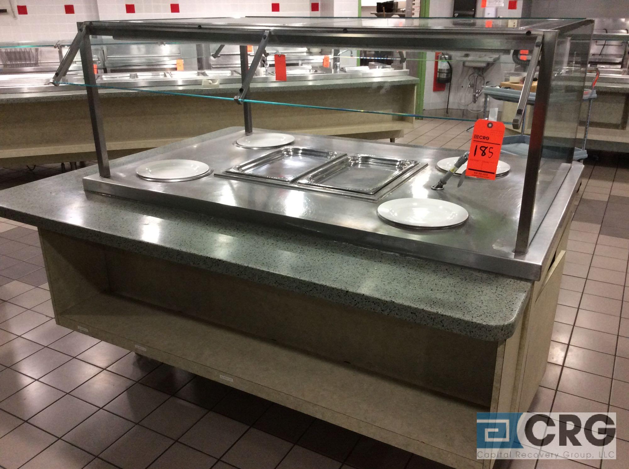 Lot of assorted 8 ft. X 6 ft. service counters (kitchen)