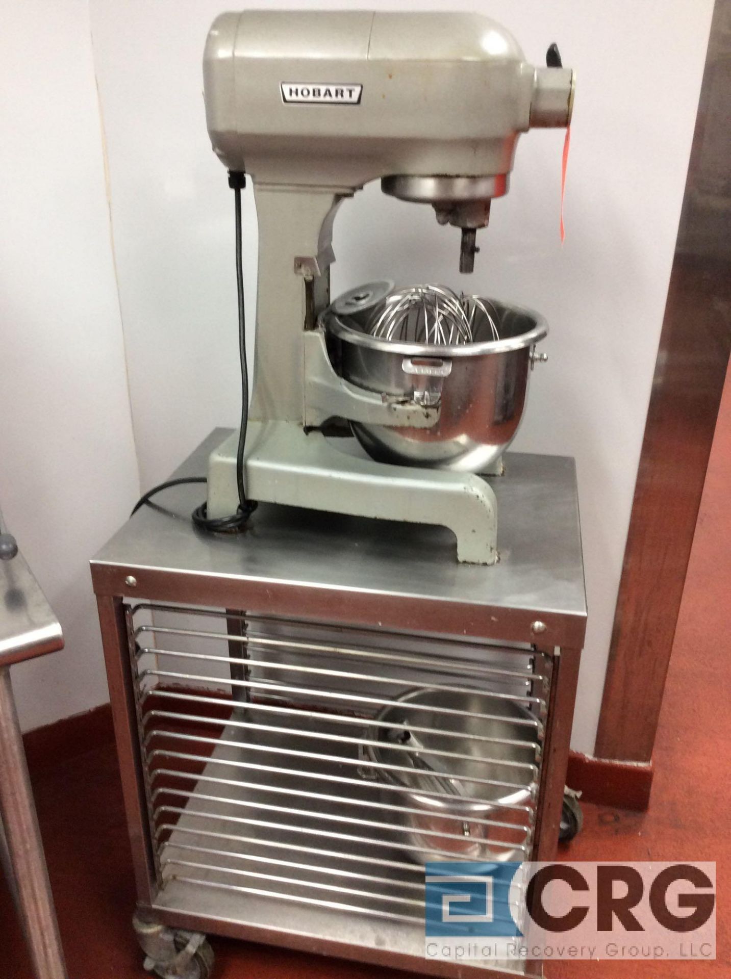 Hobart 10 Quart Counter Top Mixer with 2 bowls, 2 whisks, 1 mixing arm, and portable stainless steel - Image 2 of 2