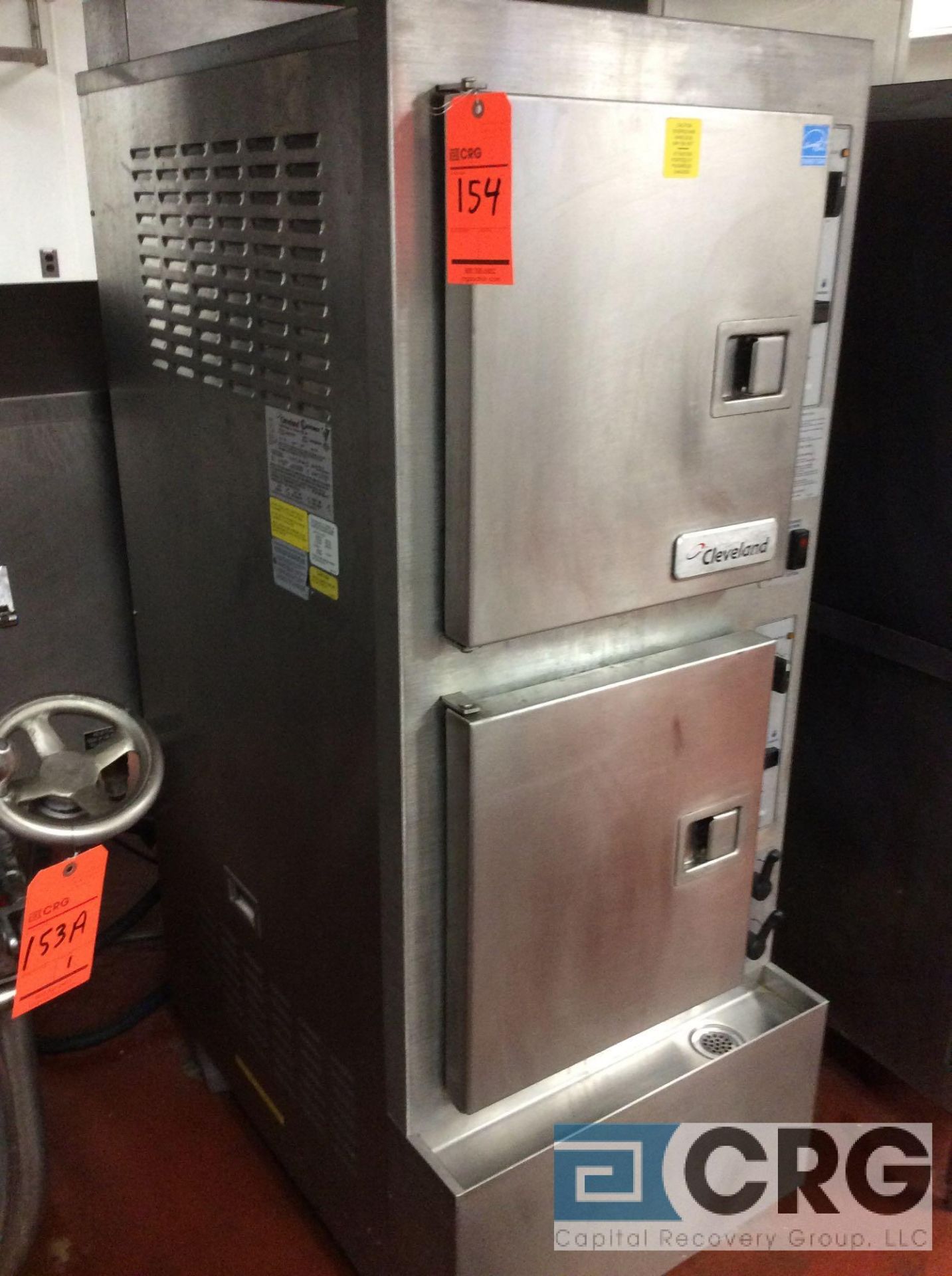 Cleveland Manitowoc, 2 door, stainless steel, 10 pan convection, floor steamer, m/n 24CGA10-2ES, s/n