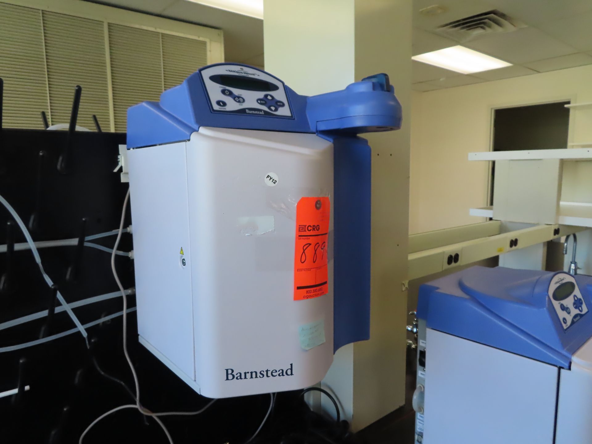 Barnstead NanoPure Diamond lab water purification system, located C wing, 3rd floor, room 355E