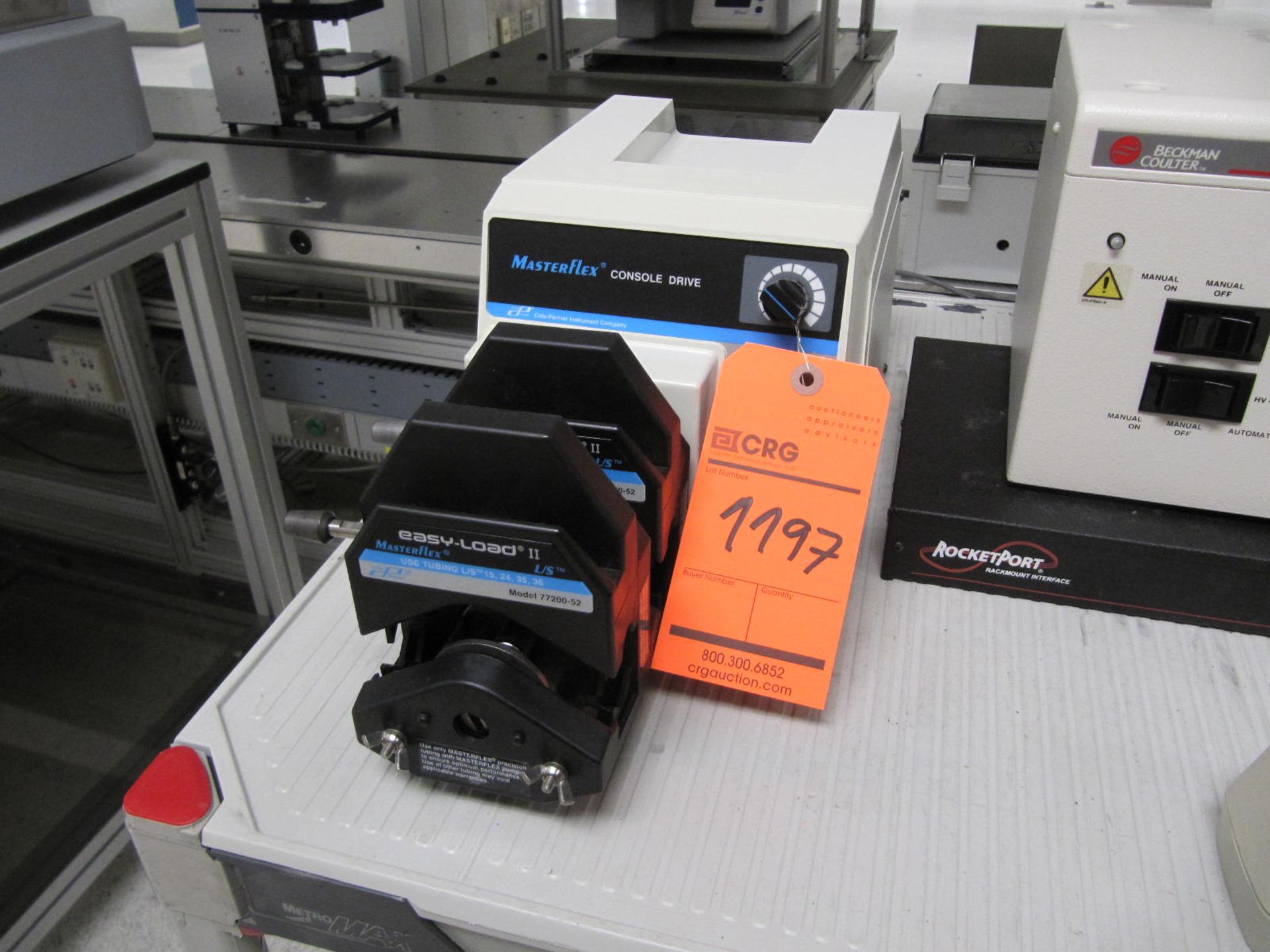 Cole Parmer Master Flex 7520-60 peristaltic pump with (2) easy load heads , located in building 5,