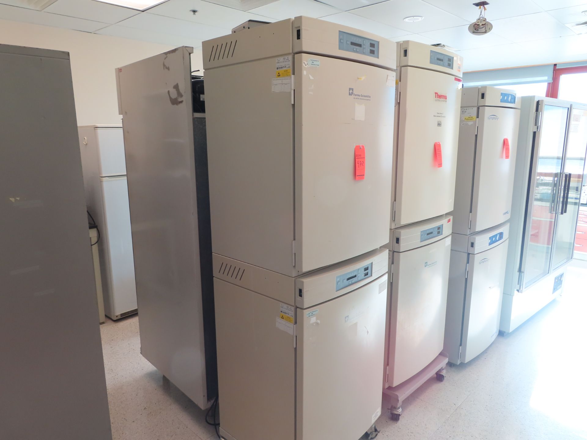 Lot of (2) Farma mopdel 3110 water jacketed CO2 incubators, located in D wing, 3rd floor, room 386A