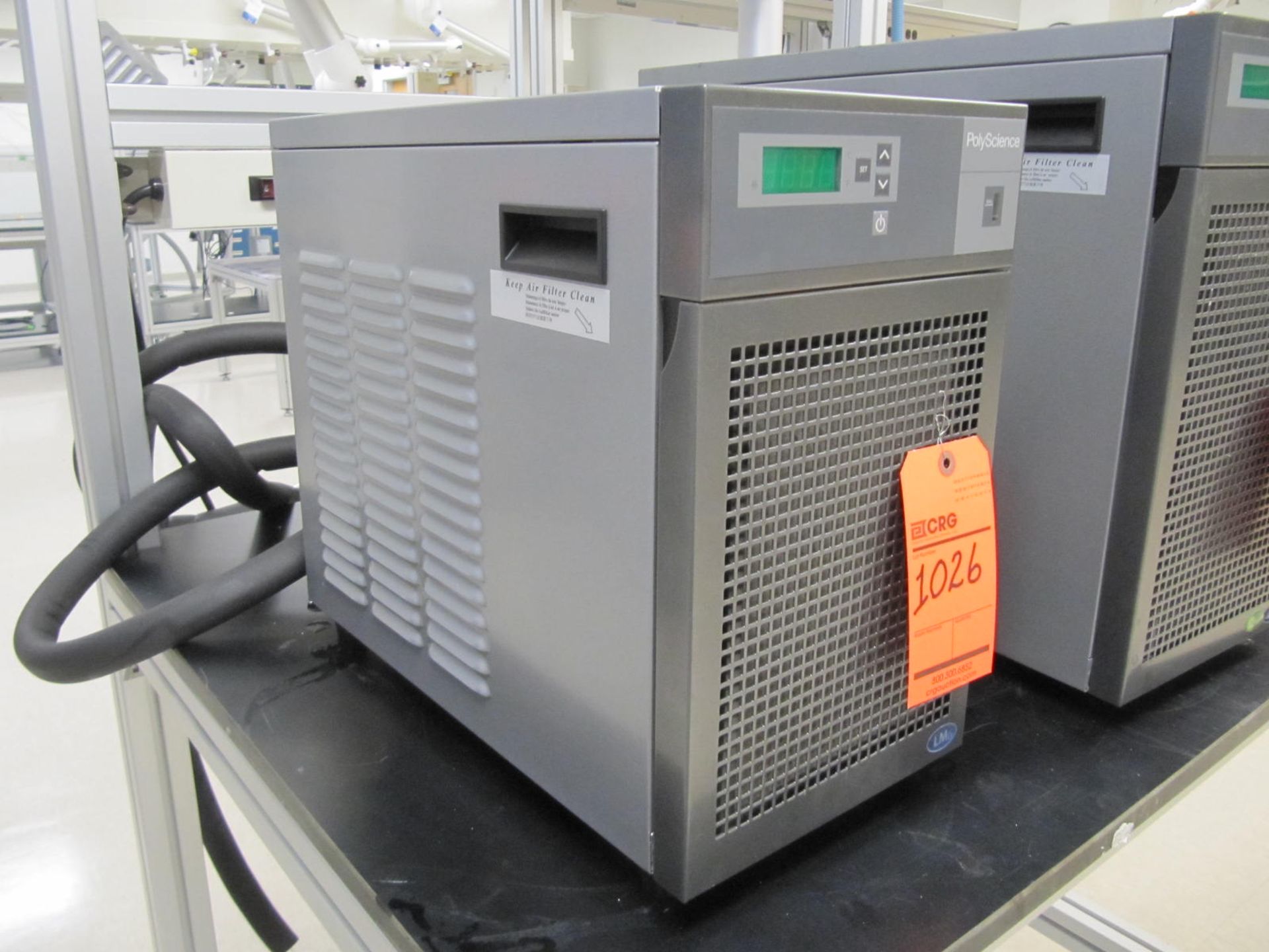PolyScience LS61MX1A110C benchtop chiller, S/N 3F1181336, located building 5, 5th floor, room F522