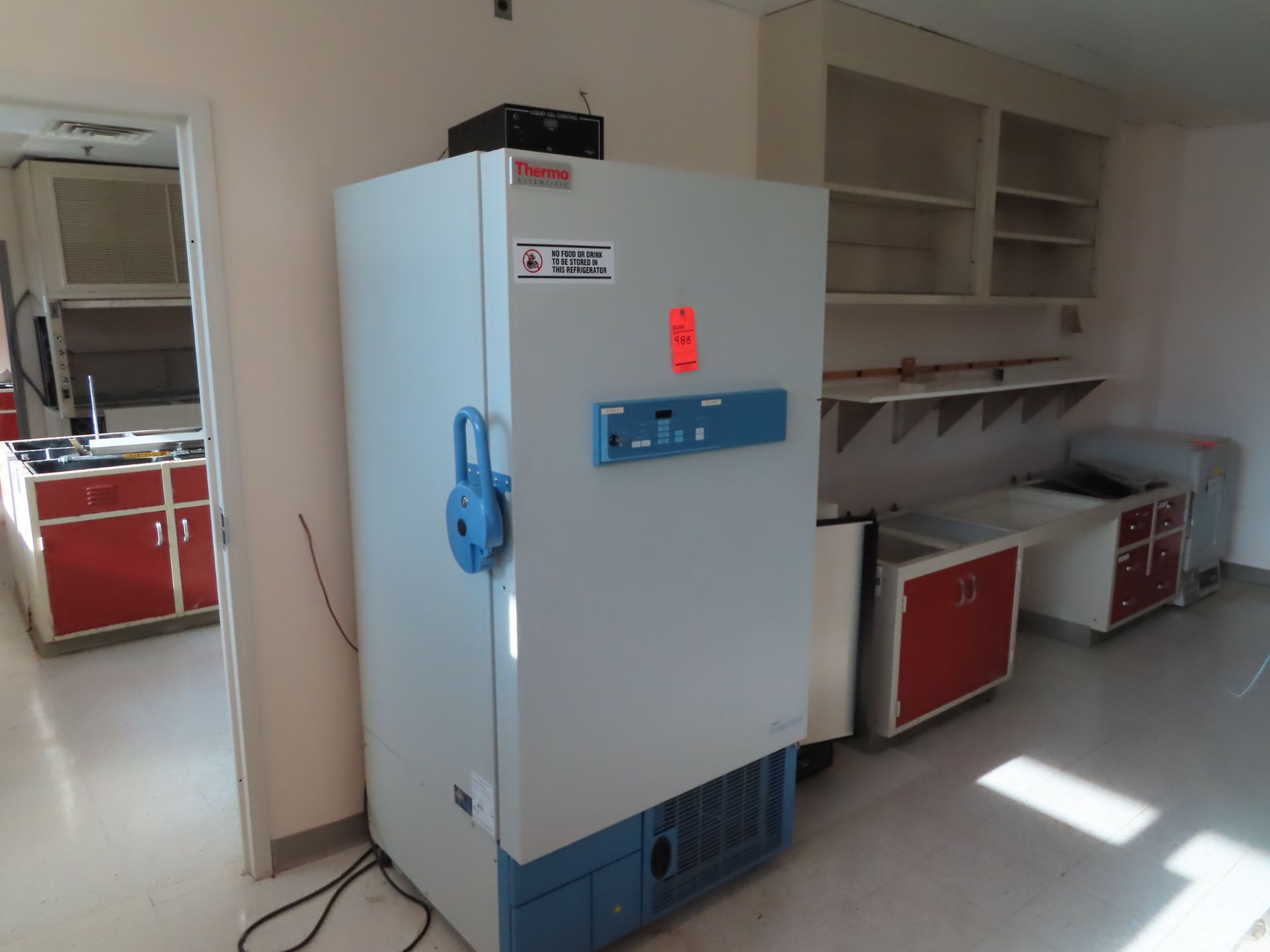 Thermo ULT2186-10-A42 freezer, located in D wing, 3rd floor, room 392E