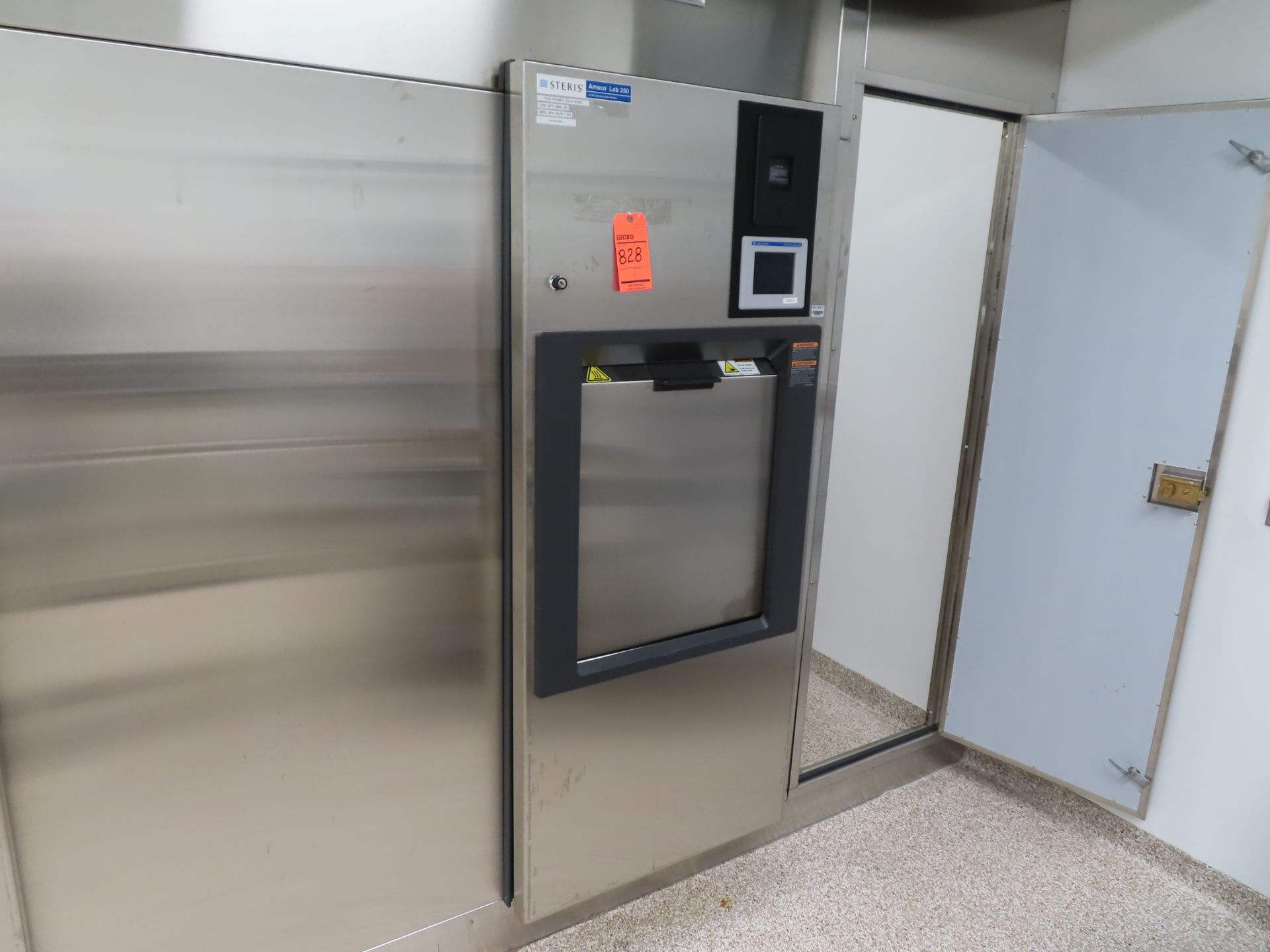 Steris Amsco Lab 250 autoclave, s/n 0317715-21, located B wing, 3rd floor, room 358C