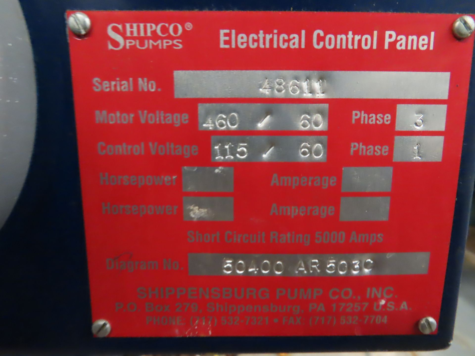 Boiler surge tank, approx. 3,000 gal., 12' X 6'6" dia., on steel legs with controlpanel, locaton CUP - Image 3 of 3