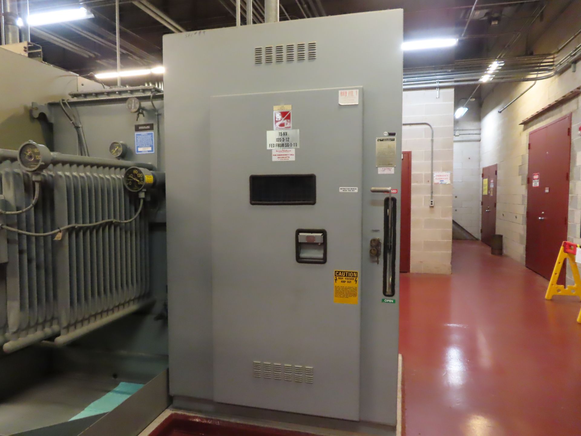 Lot including: (2) Westinghouse 3 phase, type R5L silicone fluid insulated substation transformer, - Image 6 of 9