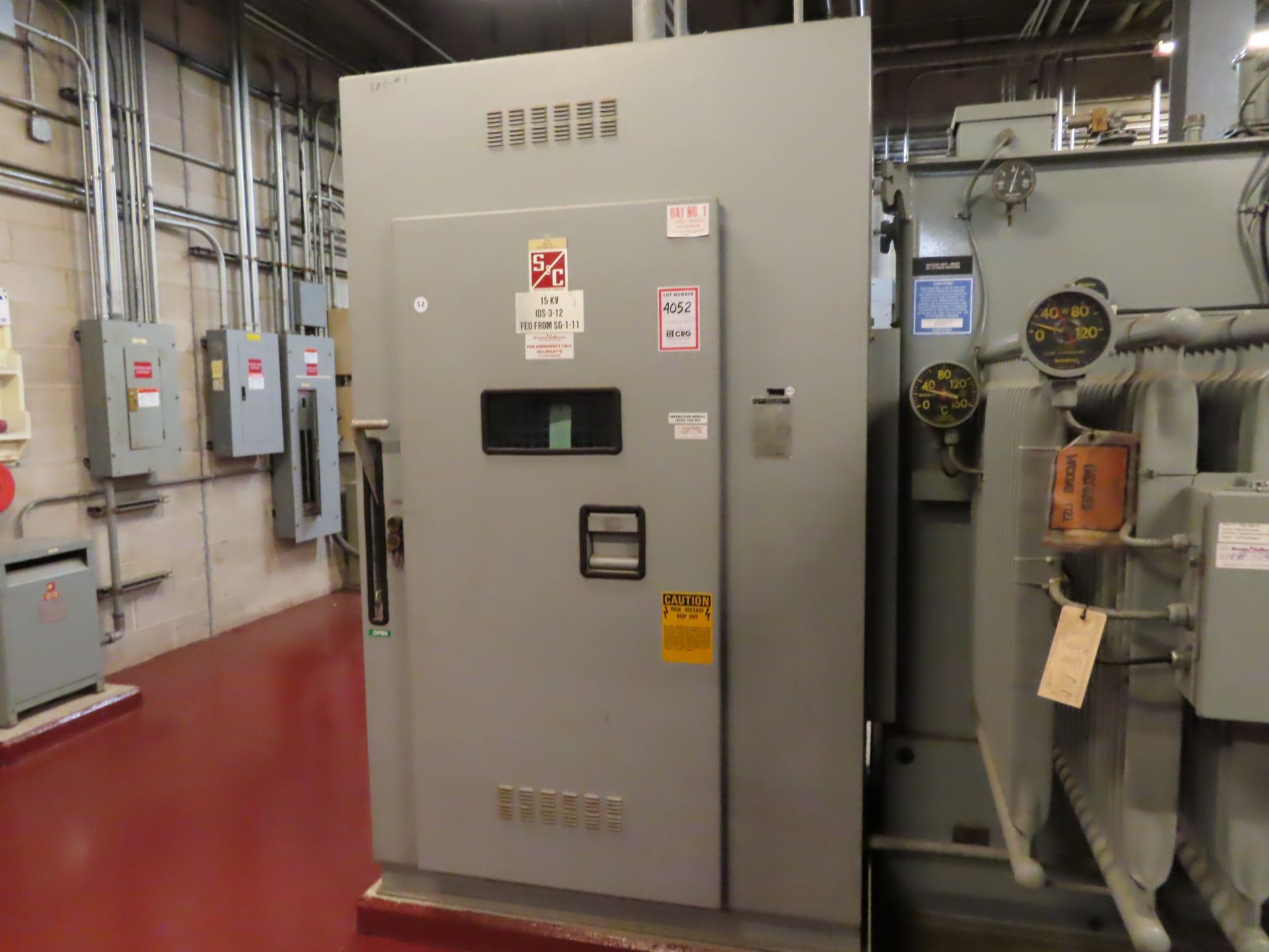 Lot including: (2) Westinghouse 3 phase, type R5L silicone fluid insulated substation transformer, - Image 8 of 9