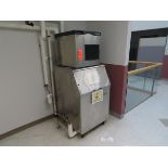 Scotsman F0822A-1A ice maker, s/n 10111320010499, self contained, location in hallway next to lot