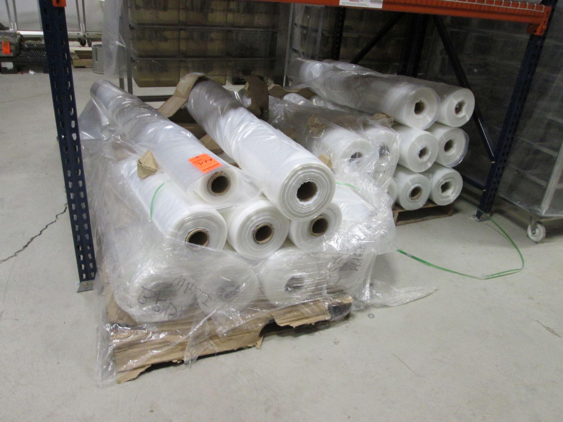 Lot of assorted rolls of plastic bags, 65x30x75x1003. (75) bags per full rolls, 19t rolls. - Image 2 of 4