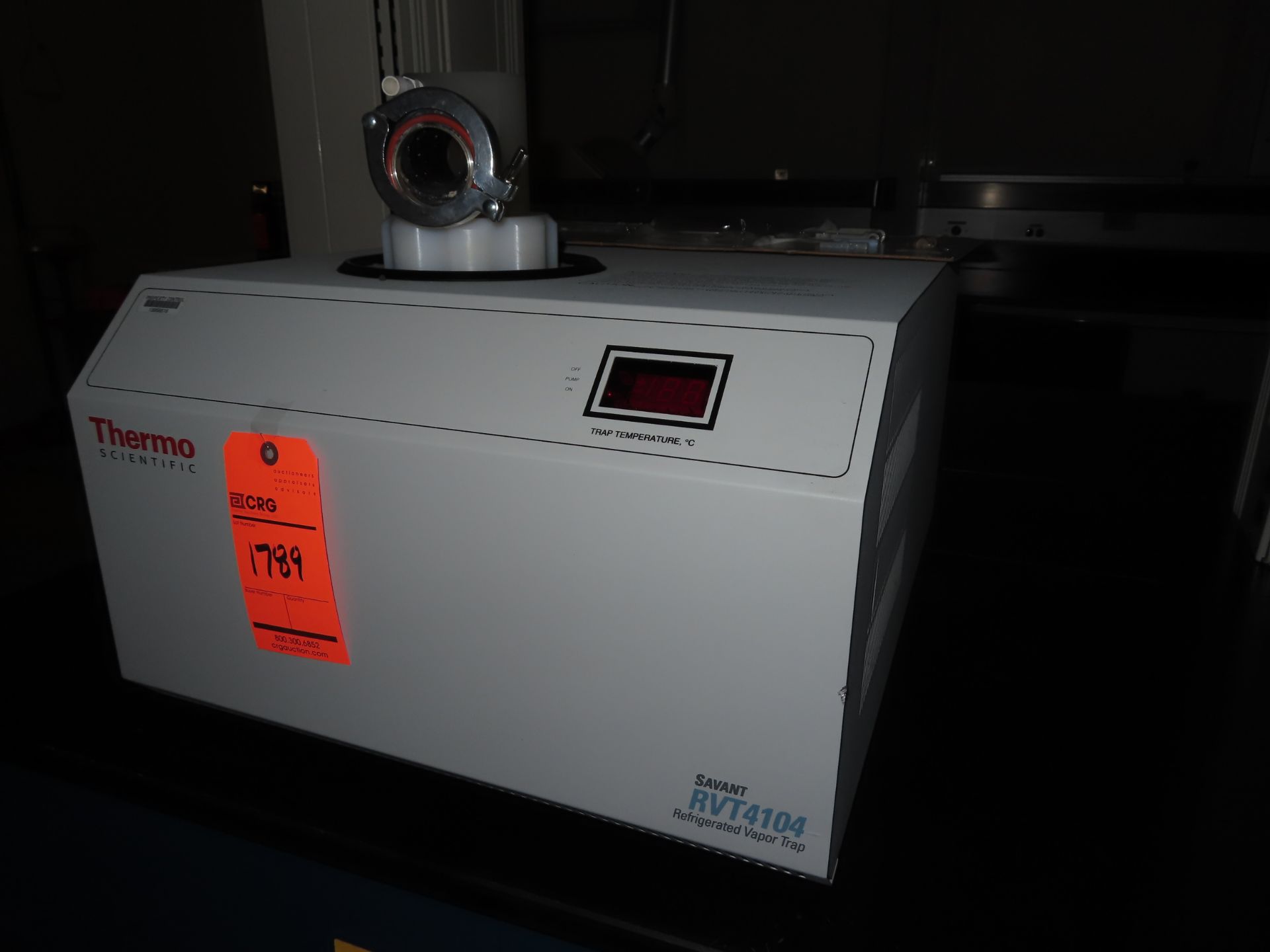 Thermo savant RVT4104 refrigerated vapor trap, located in B wing, 4th floor, room 442A