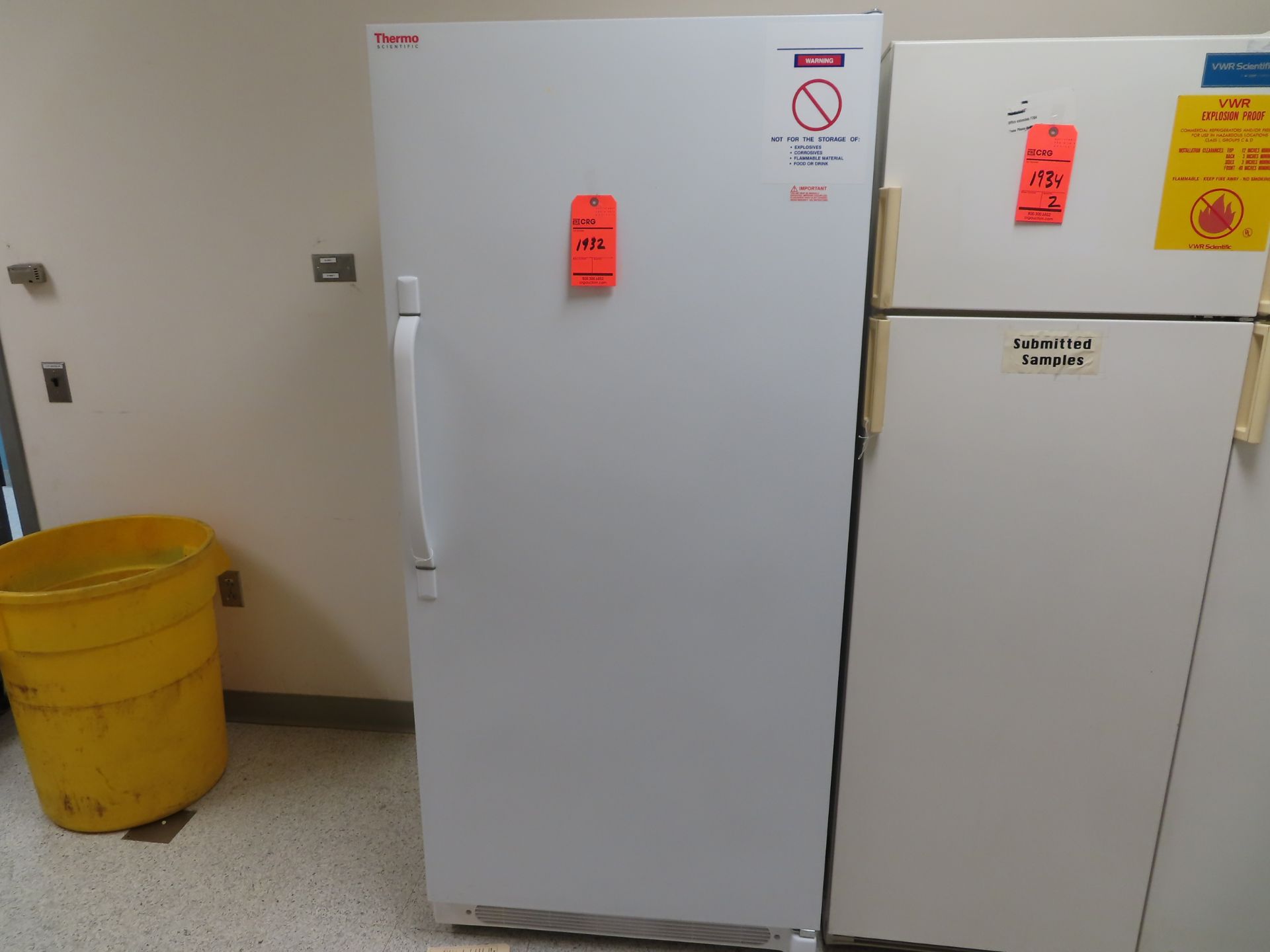 Thermo freezer, located C wing 4th floor, room 456A