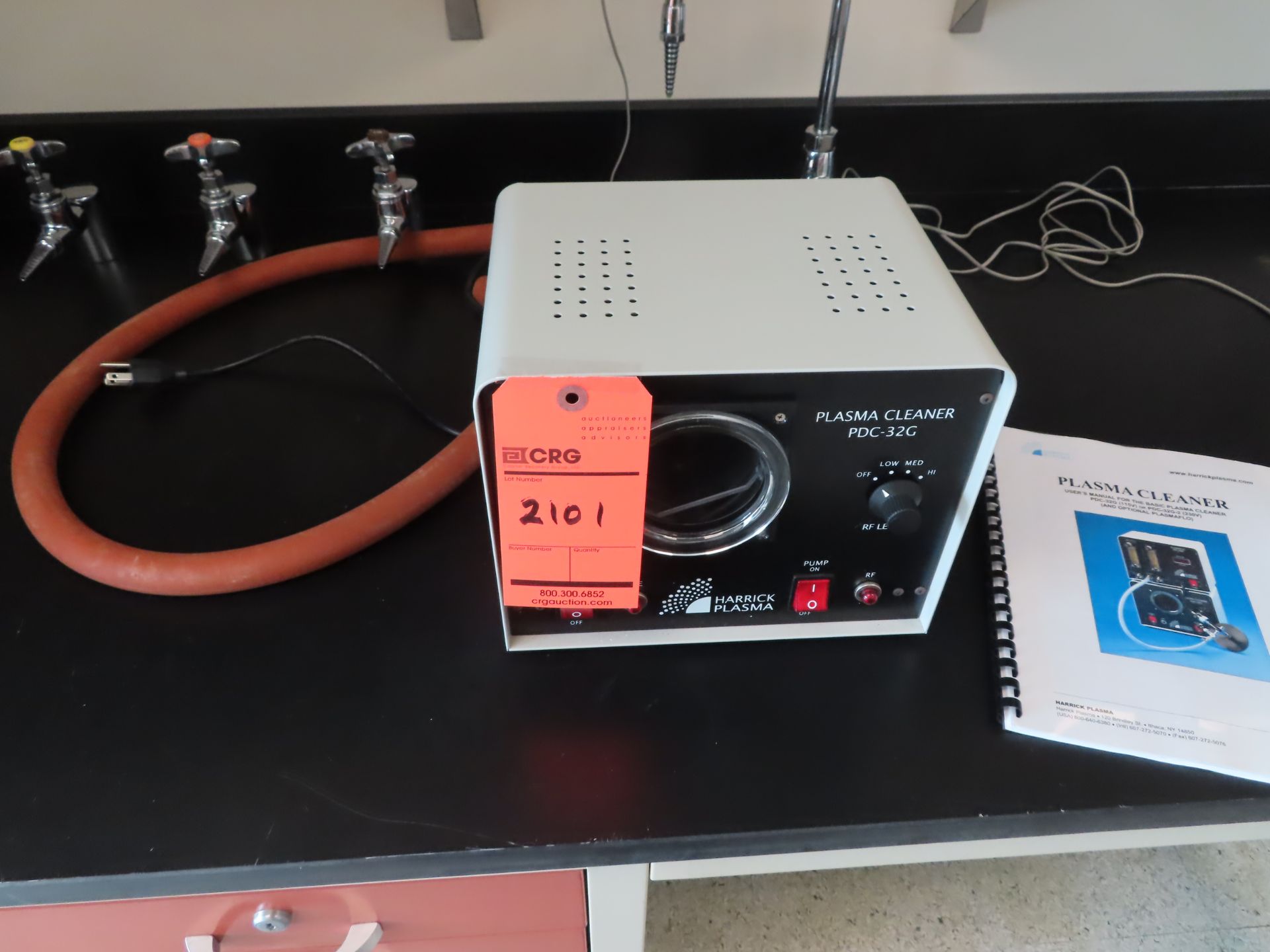 Harrick Plasma PDC-32G plasma cleaner, located in D wing, 3rd floor, room 395A