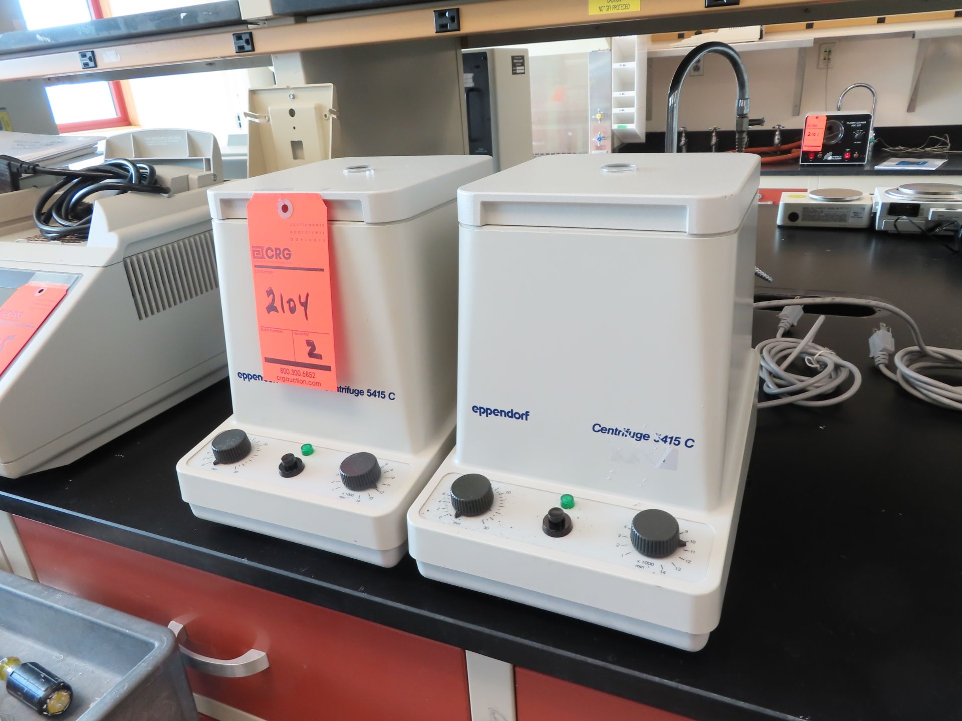 Lot of (2) eppendorf 5415C centrifuges, located in D wing, 3rd floor, room 395A