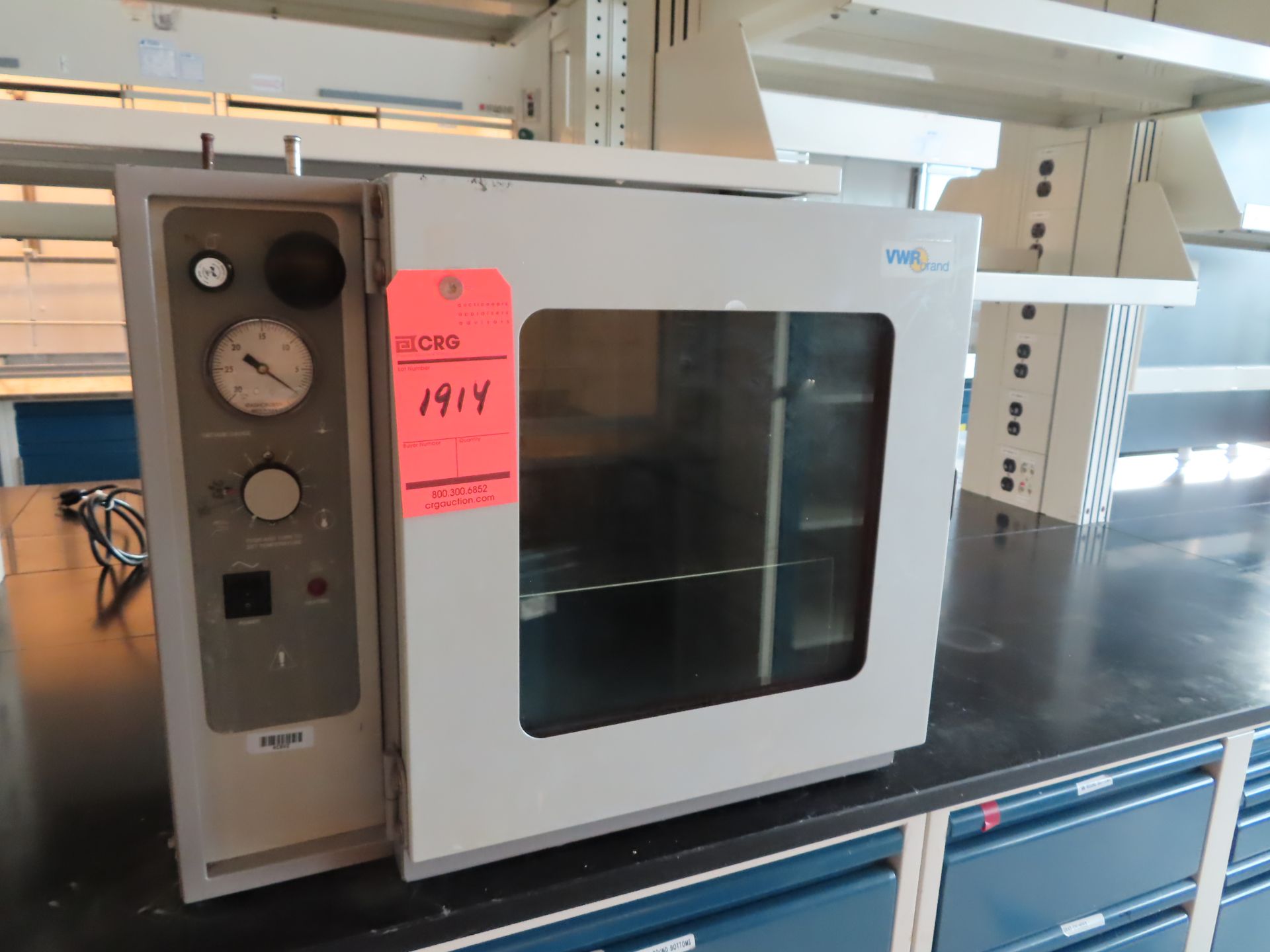 VWR 1430 lab oven, s/n 080199, 12" X 12" X 20" deep, located C wing 4th floor, room 464A