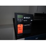 Brady BBP 81 thermal barcode label printer, located in B wing, 4th floor, room 442A