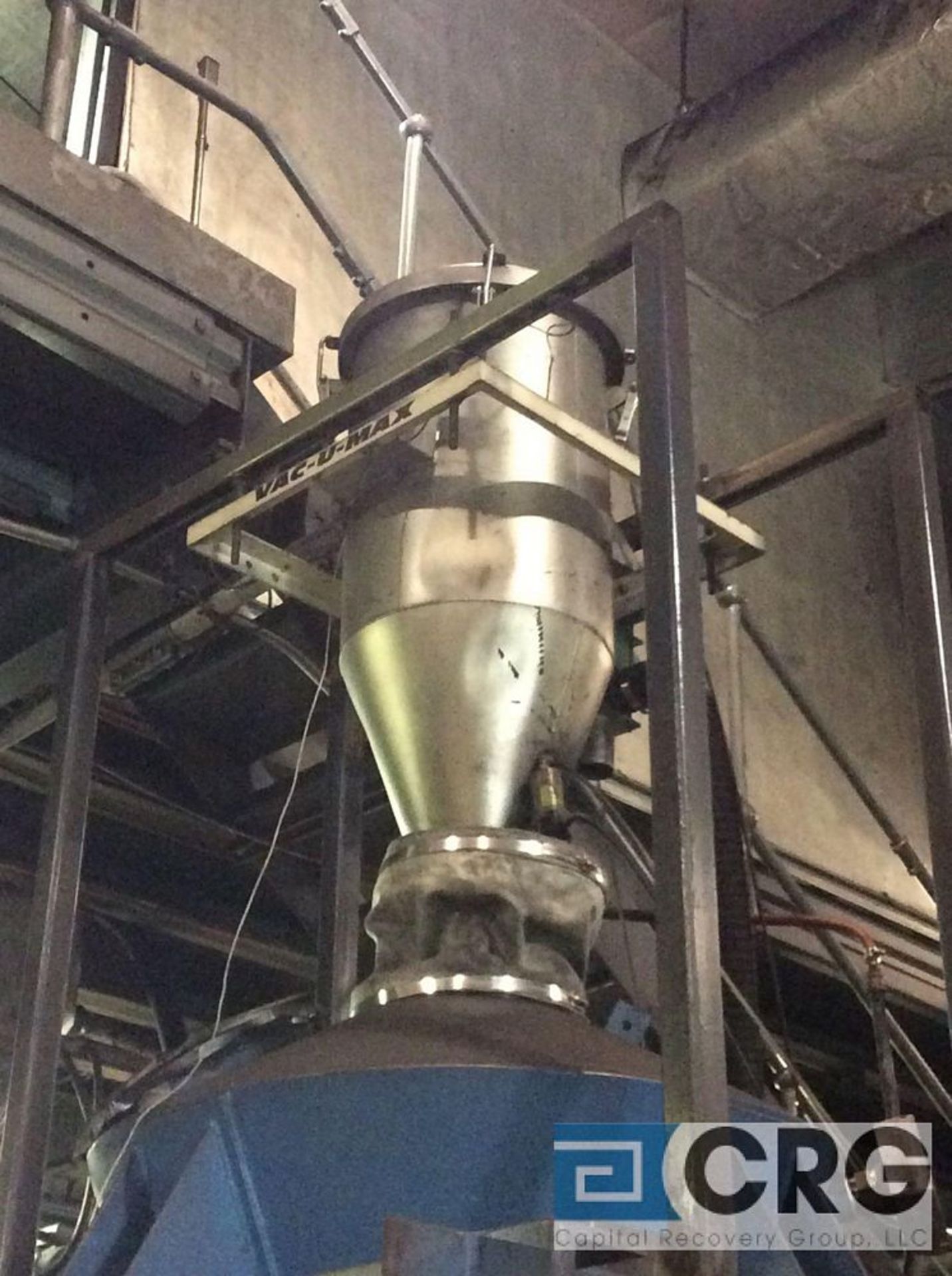 Vac-U-Max bulk product collection system including Vac-U-Max stainless steel conical blower (subject - Image 2 of 4