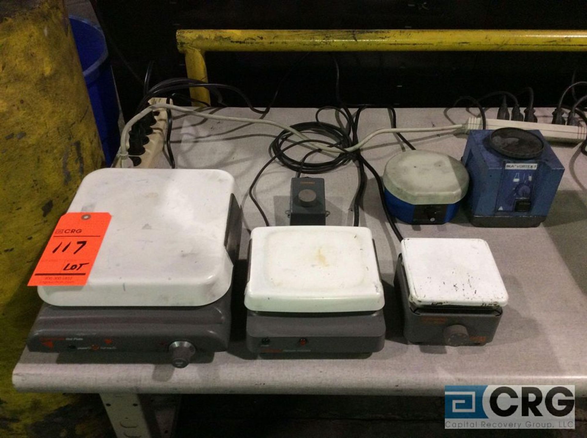 Lot of (5) asst laboratory hot plates and water baths