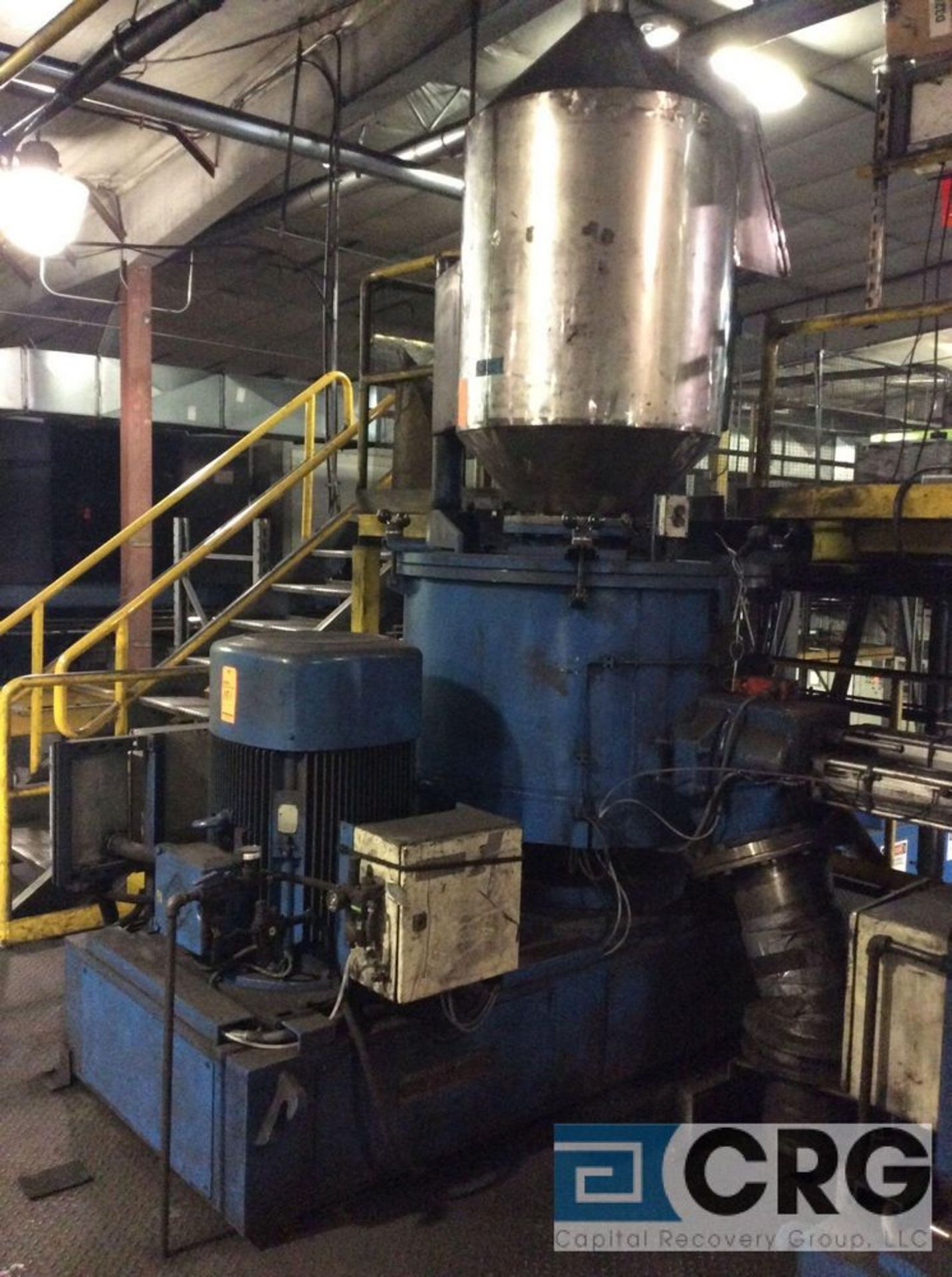 1996 Mixaco rotary mixer, mn SM600-D, sn , 600 liter stainless steel lined, 4500 kg capacity, 100 - Image 3 of 5