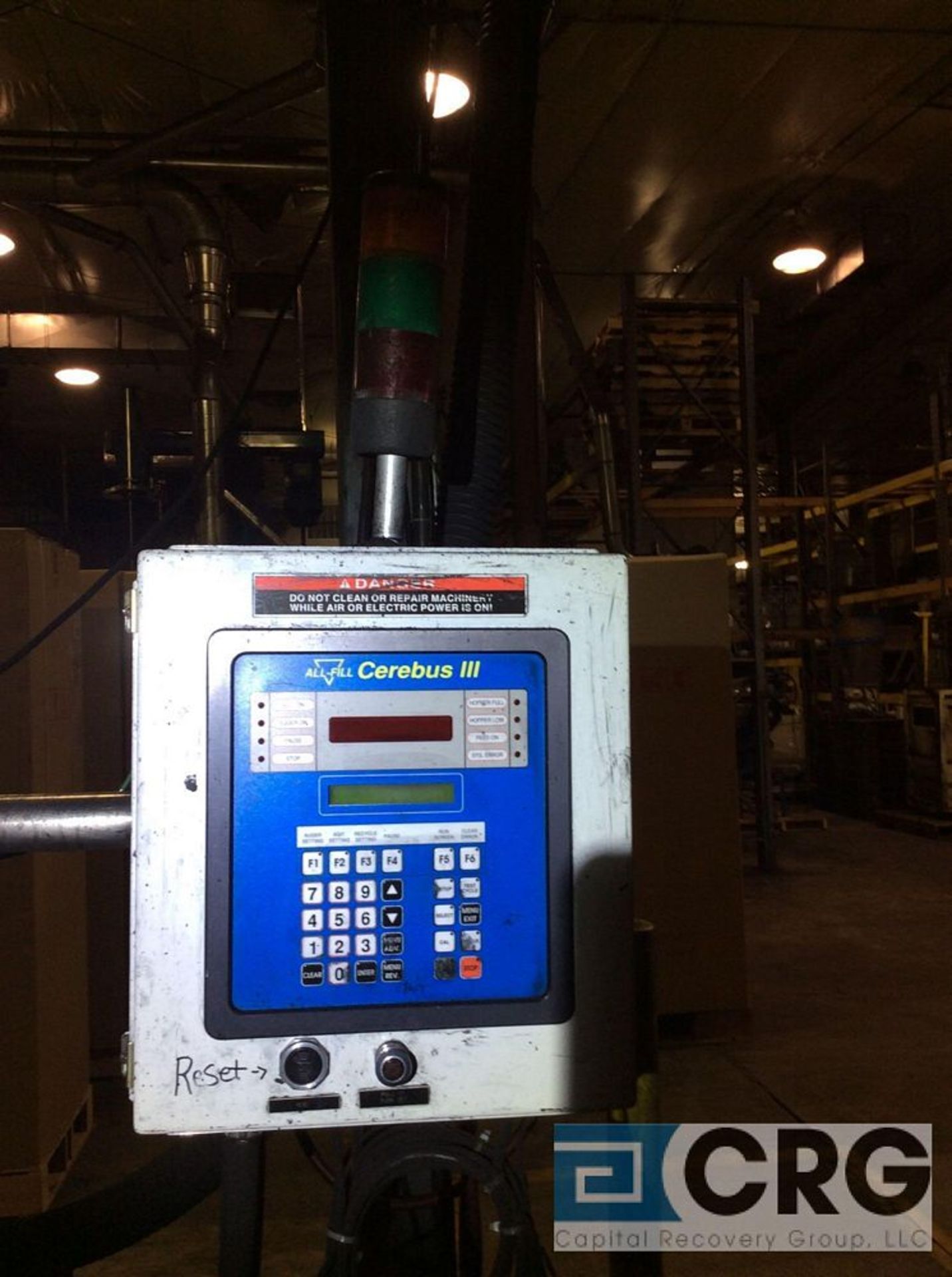 1992 All Fill stainless steel bag filler, mn P-400, sn 23072, with digital weigh cells, pneumatic - Image 3 of 4