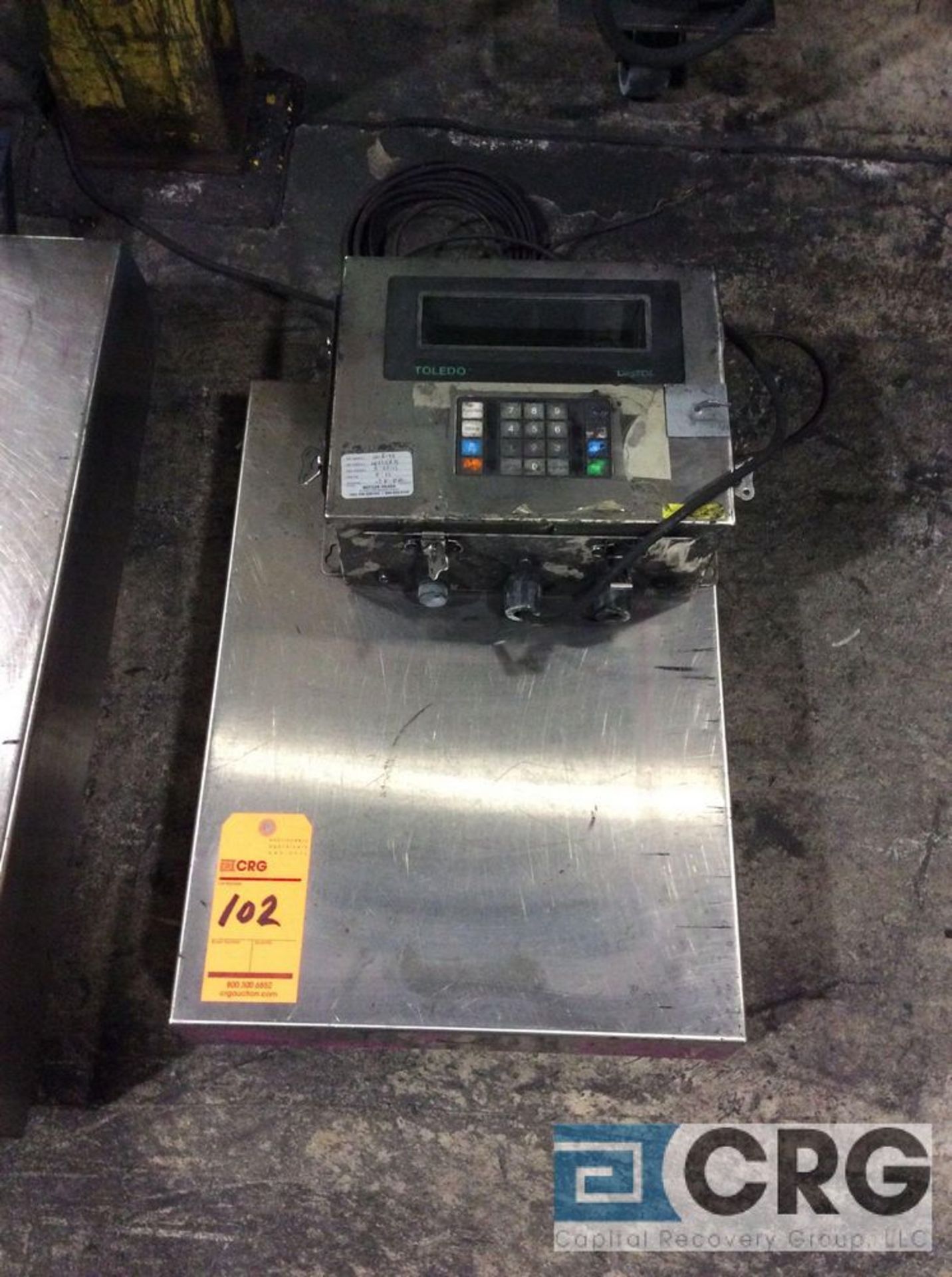 Mettler Toledo platform scale with Digitol read out, 500 lb capacity