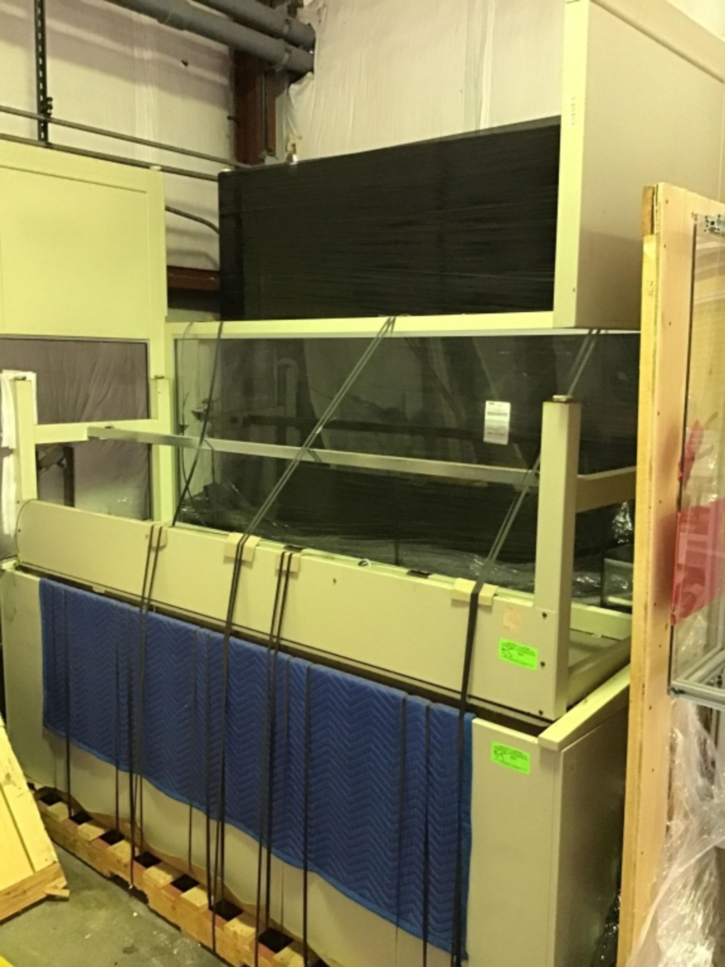 Fume hood table and stand in front